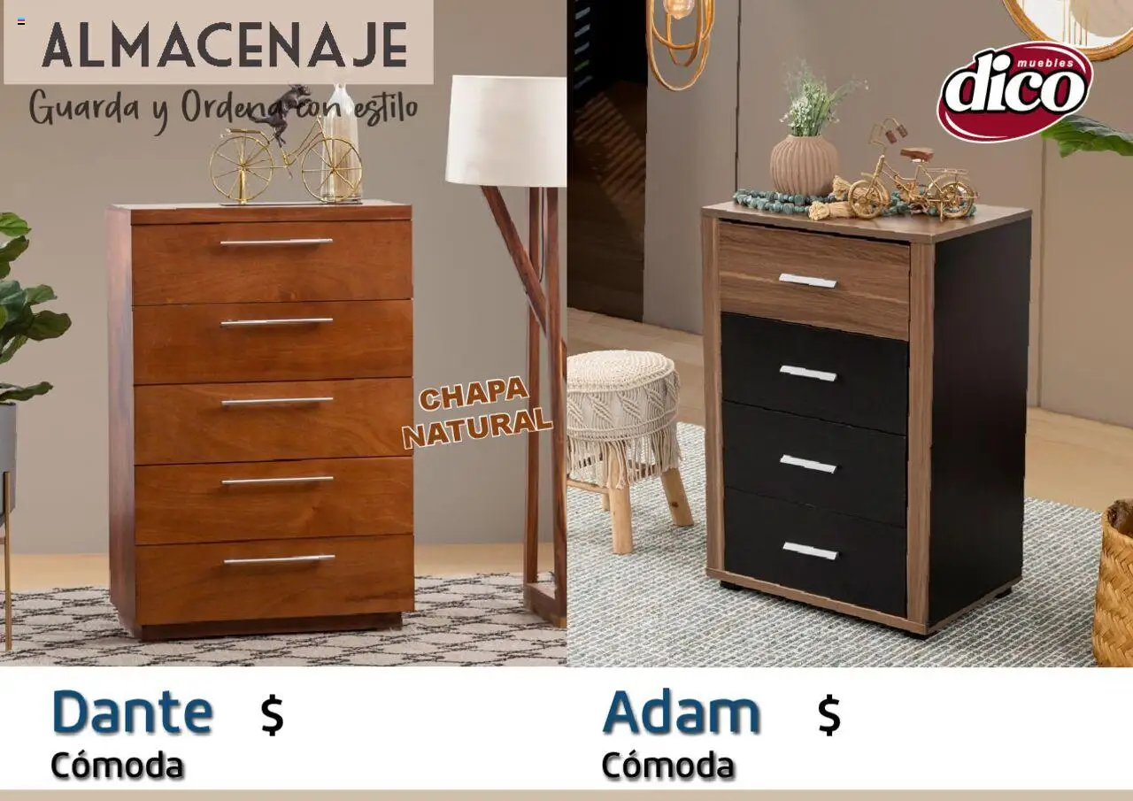 Nuevas ofertas de Muebles Dico válidas en toda la República Mexicana desde el 12.02.2025. ¡Encuentra las mejores ofertas en Muebles Dico catálogo Almacenaje! | Página: 36 | Productos: Chapa