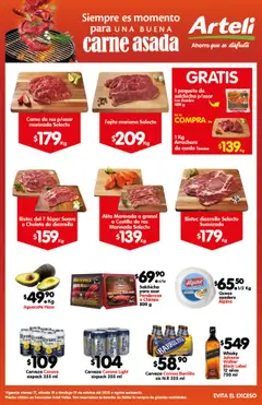 Vista previa de Arteli folleto Carnes Suc. Arteli Valles, nuevo folleto de la tienda, válido en México a partir del 17.10.2025