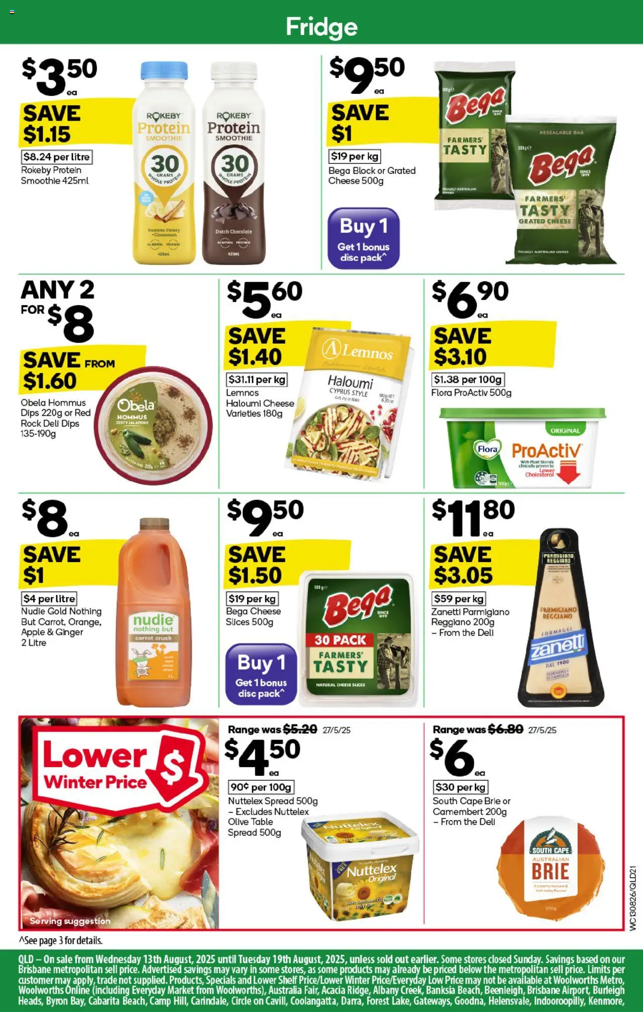 Woolworths catalogue - valid from 13.08.2025 | Page: 21 | Products: Cheese, Chocolate, Honey, Bag