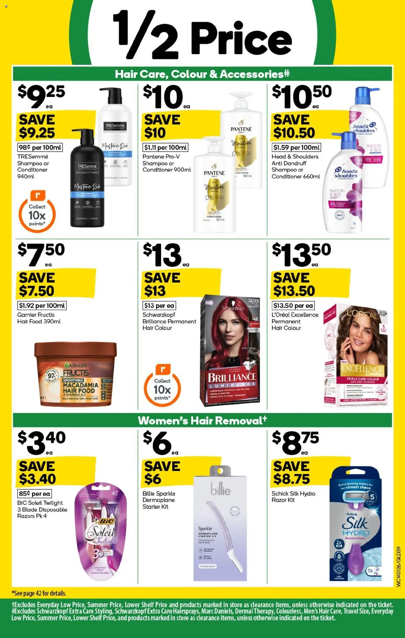 Woolworths catalogue - valid from 14.01.2026 | Page: 39 | Products: Shelf, Hair colour, Razor, Hair removal