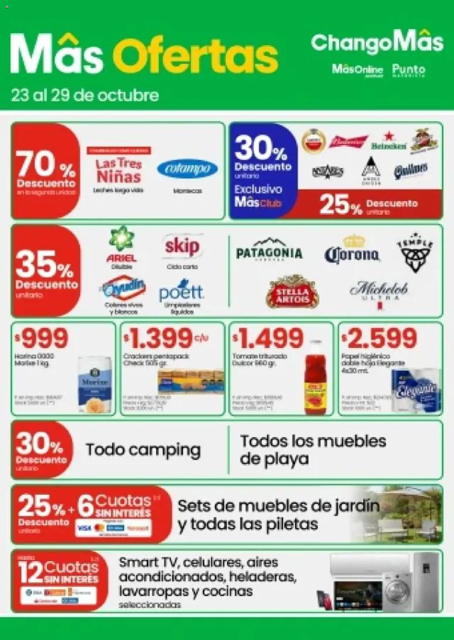Changomas ofertas │ válido desde el 23.10.2025 | Página: 1 | Productos: Lavarropas
