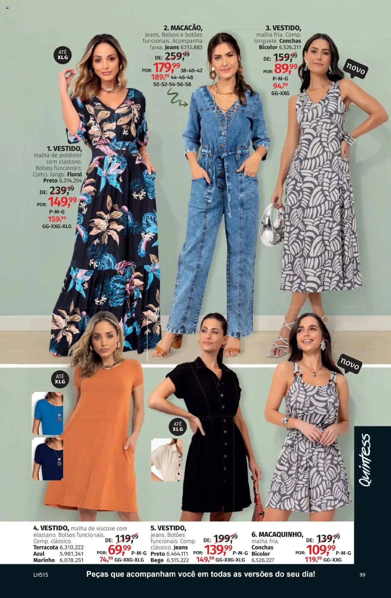 Quatro Estações Folheto - válido de 01.10.2025 | Página: 99 | Produtos: Jeans