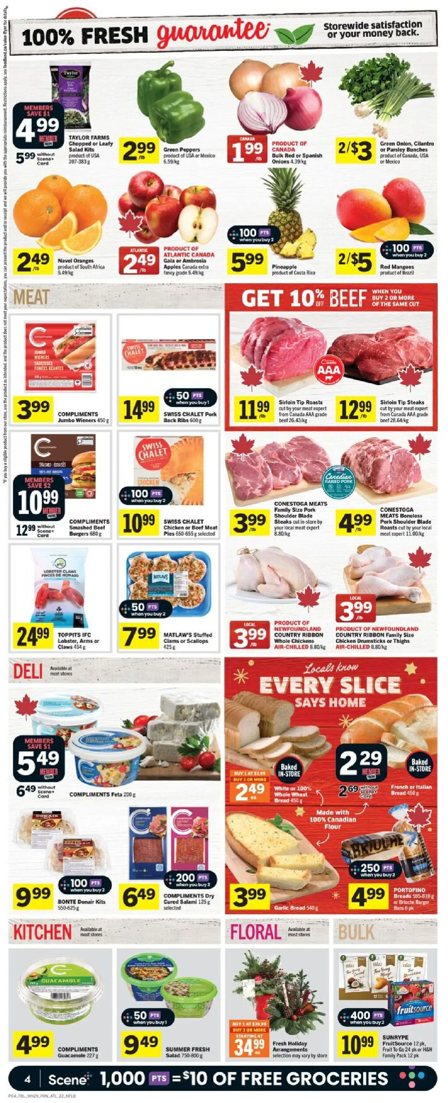 Foodland flyer valid from 13.11.2025 | Page: 5 | Products: Salad, Salami, Pork, Apples
