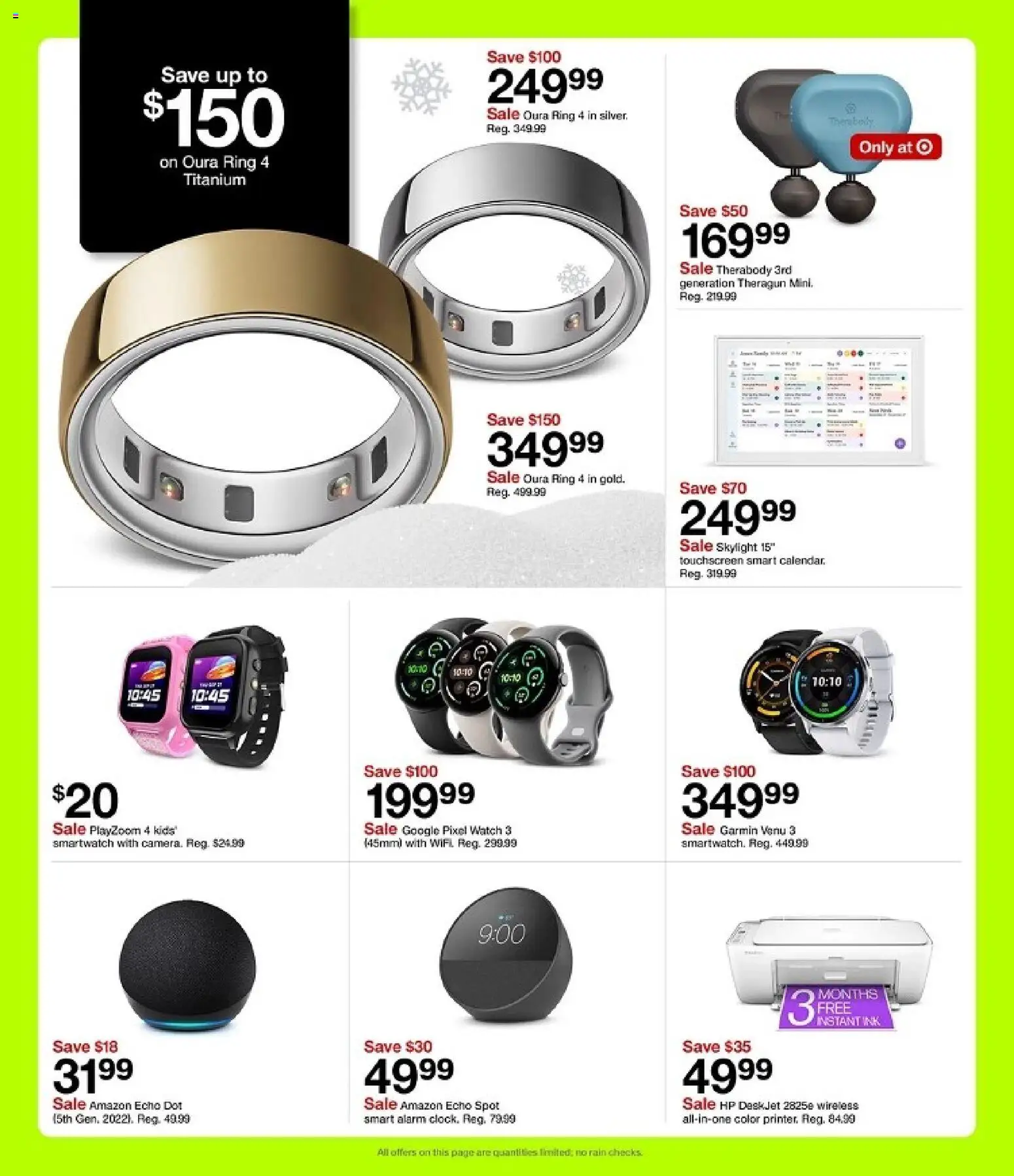 Target Weekly Ad - valid from 23.11.2025 | Page: 15 | Products: Smartwatch, Ring, Ink, Alarm