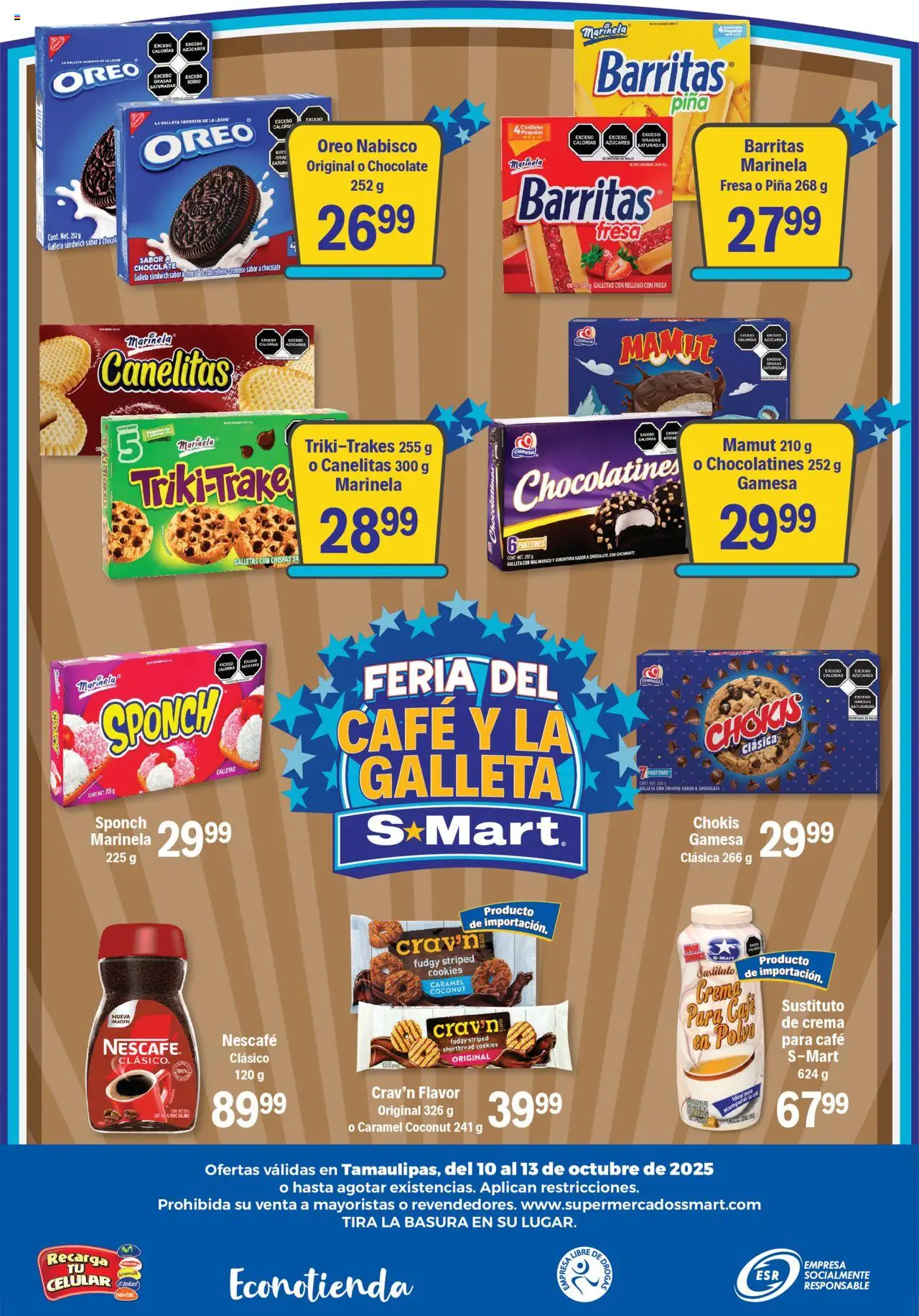 Nuevas ofertas de S-Mart válidas en toda la República Mexicana desde el 10.10.2025. ¡Encuentra las mejores ofertas en S-Mart - Folleto - Nuevo Laredo! | Página: 6 | Productos: Crema, Leche, Piña, Polvo