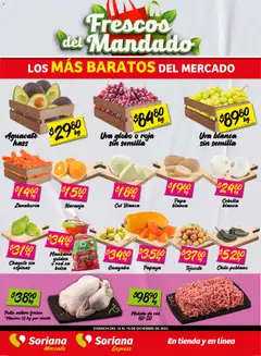 Vista previa de Soriana - Frescos del Mandado Mercado: Tamaulipas, nuevo folleto de la tienda, válido en México a partir del 16.12.2025