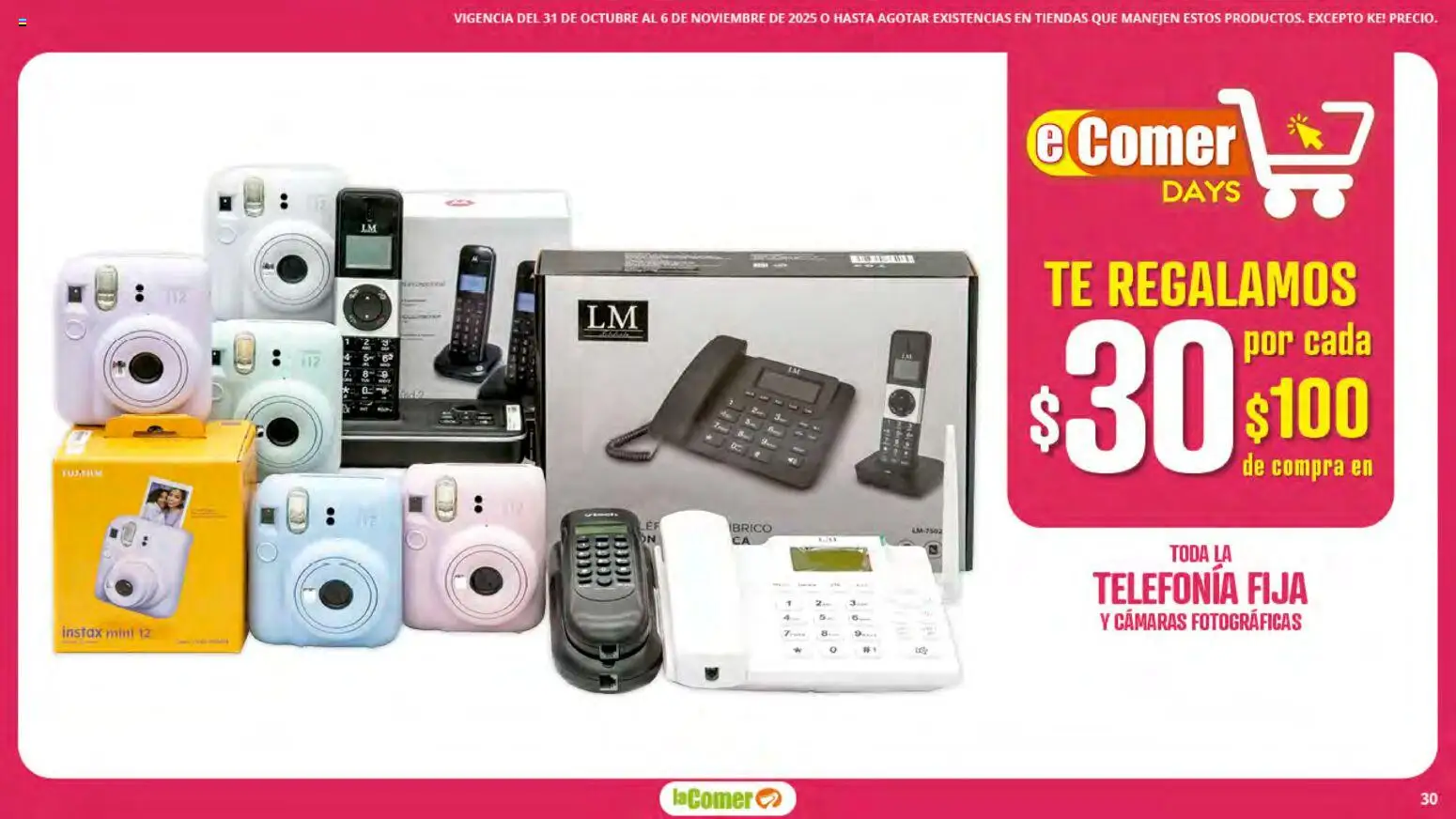 Nuevas ofertas de La Comer válidas en toda la República Mexicana desde el 31.10.2025. ¡Encuentra las mejores ofertas en La Comer folleto! | Página: 30 | Productos: Té