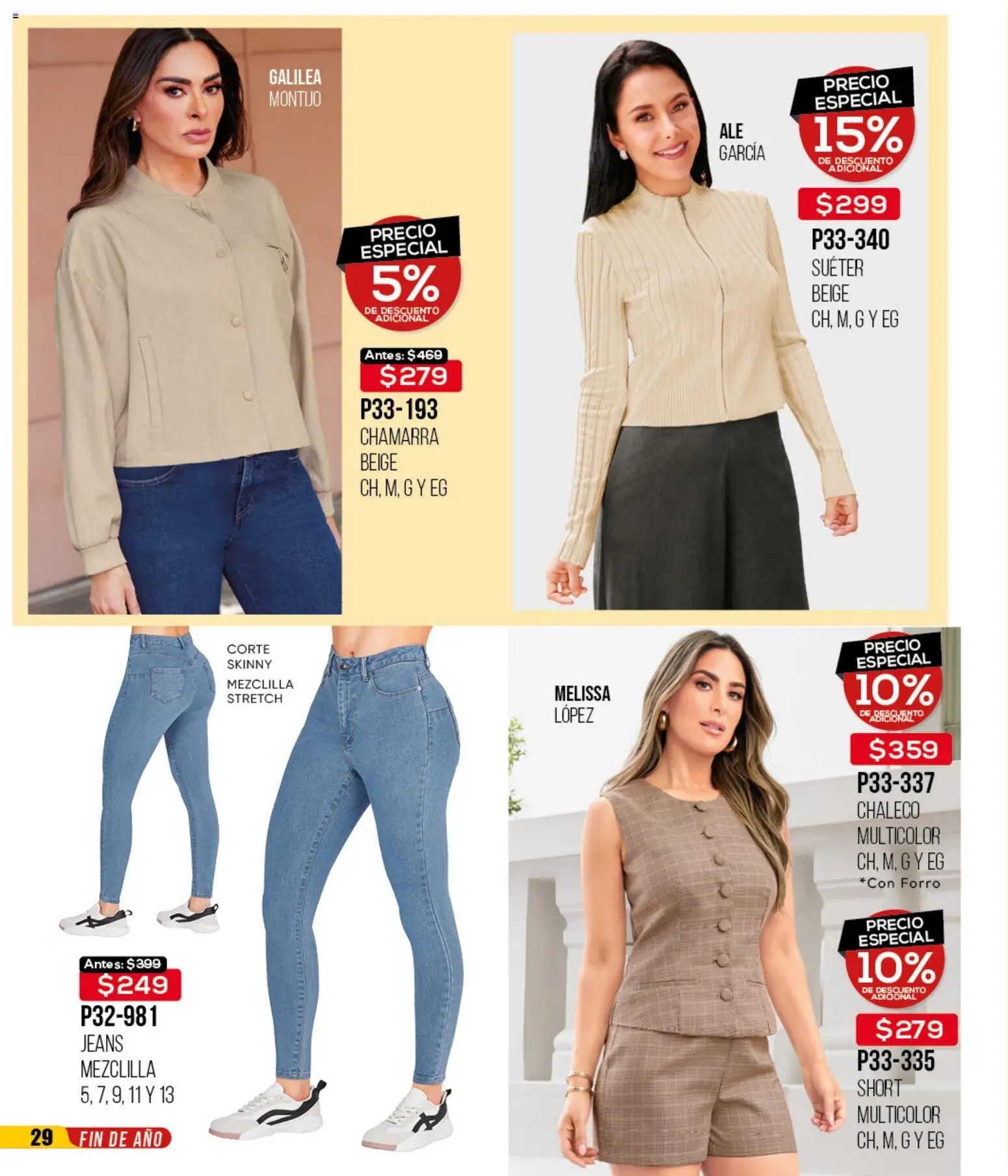 Nuevas ofertas de Cklass válidas en toda la República Mexicana desde el 15.12.2025. ¡Encuentra las mejores ofertas en Cklass catálogo Rebajas fin de año calzado! | Página: 331 | Productos: Suéter, Chaleco, Chamarra, Short