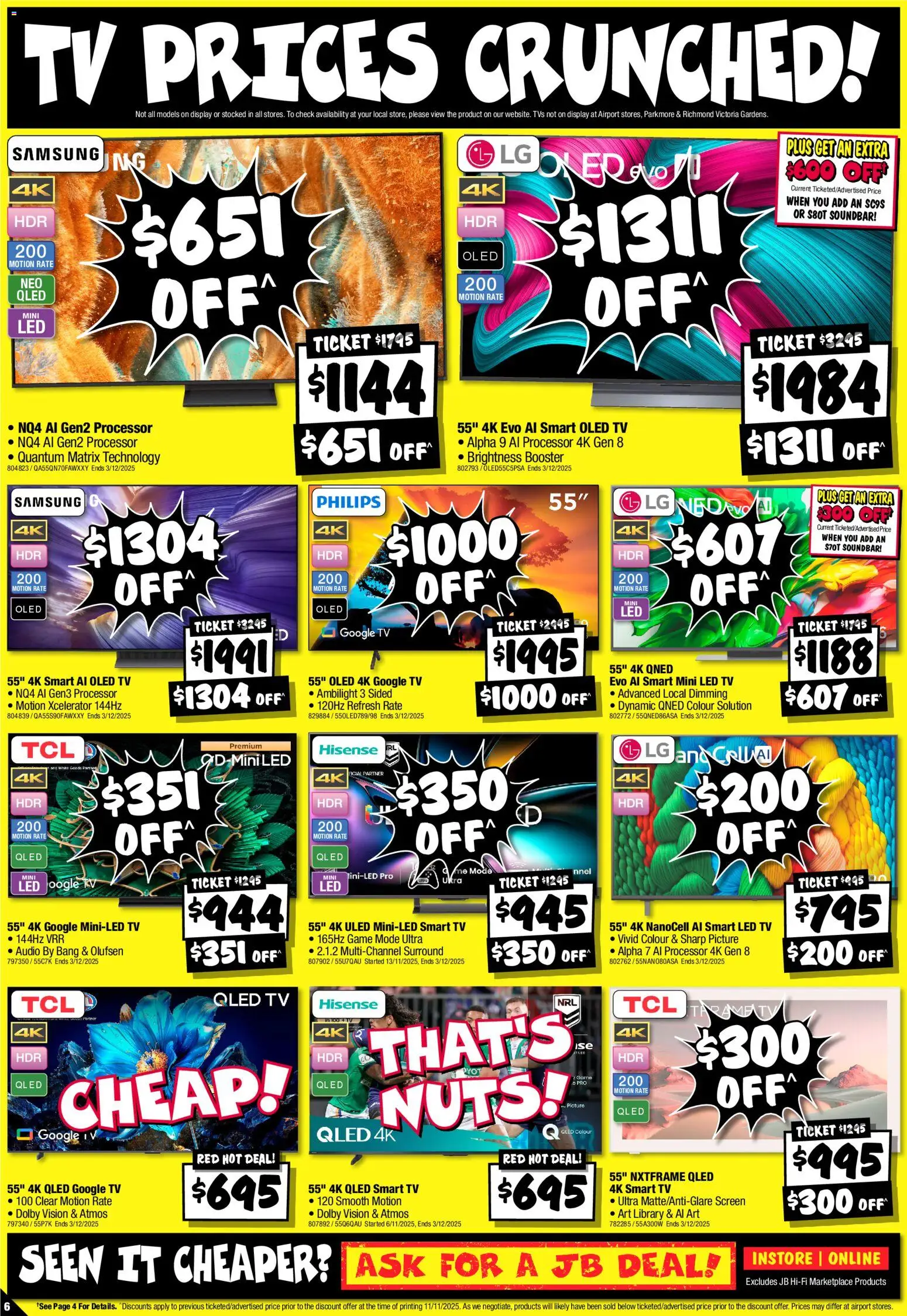 JB Hi-Fi catalogue - valid from 19.11.2025 | Page: 6 | Products: Picture, Nuts, Audio, Game