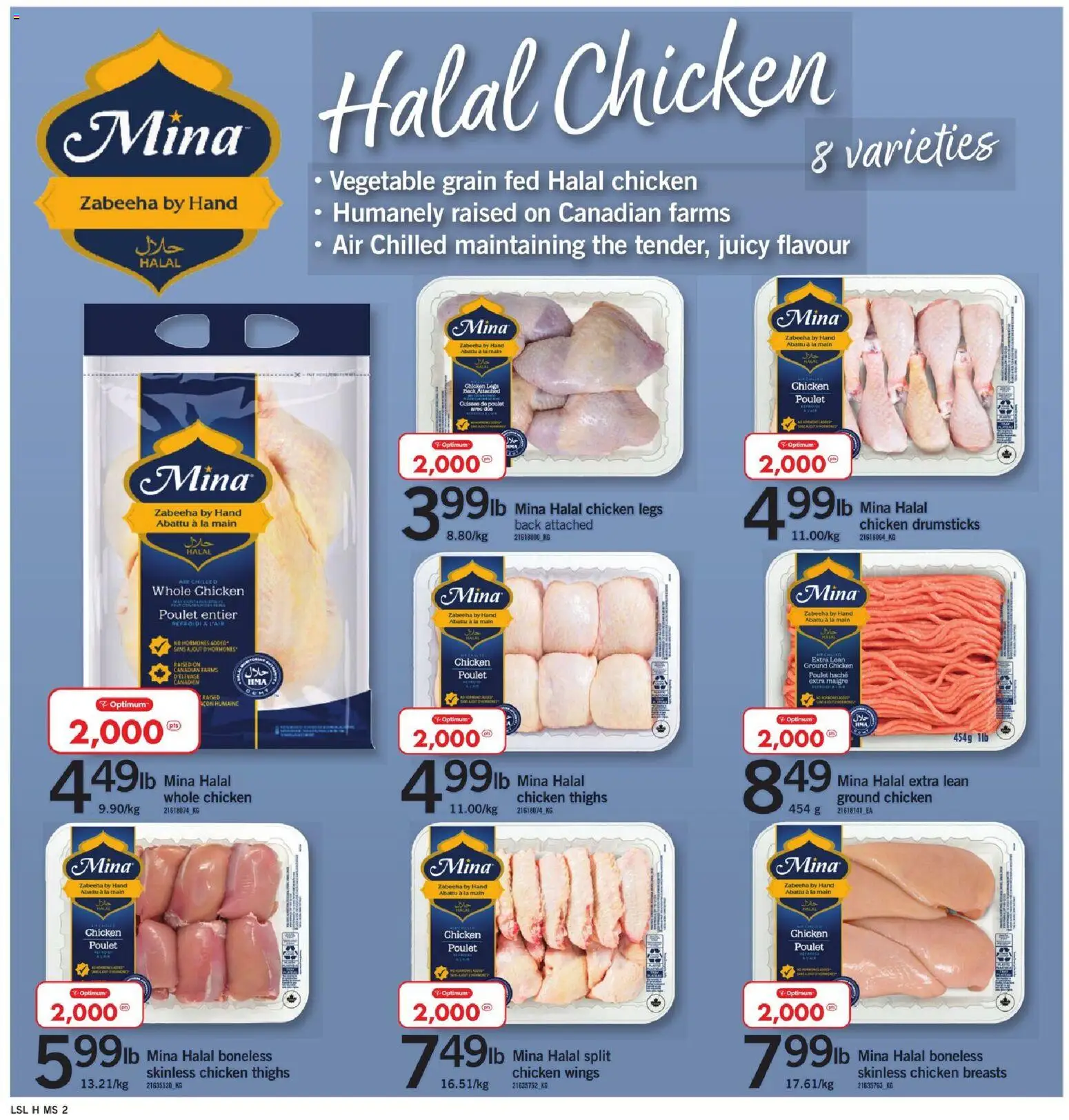 Loblaws flyer valid from 06.11.2025 | Page: 6 | Products: Chicken wings, Chicken breasts, Chicken