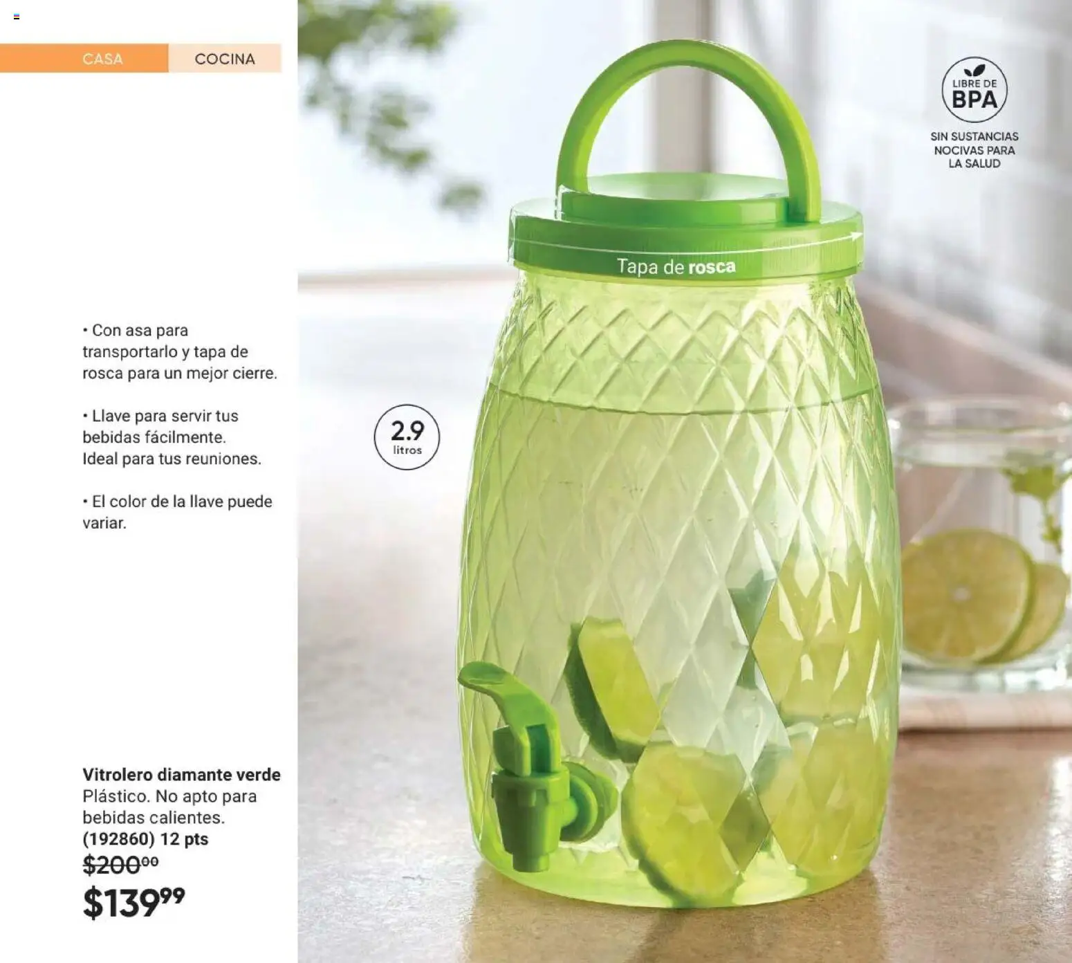 Nuevas ofertas de AVON válidas en toda la República Mexicana desde el 28.11.2025. ¡Encuentra las mejores ofertas en AVON Casa & Estilo 18 2025! | Página: 44 | Productos: Cocina, Llave