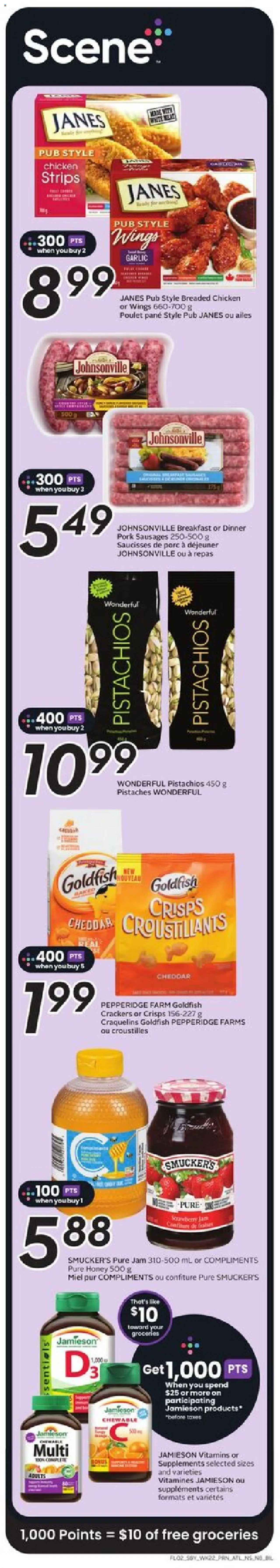Sobeys flyer valid from 25.09.2025 | Page: 3 | Products: Chicken, Pork