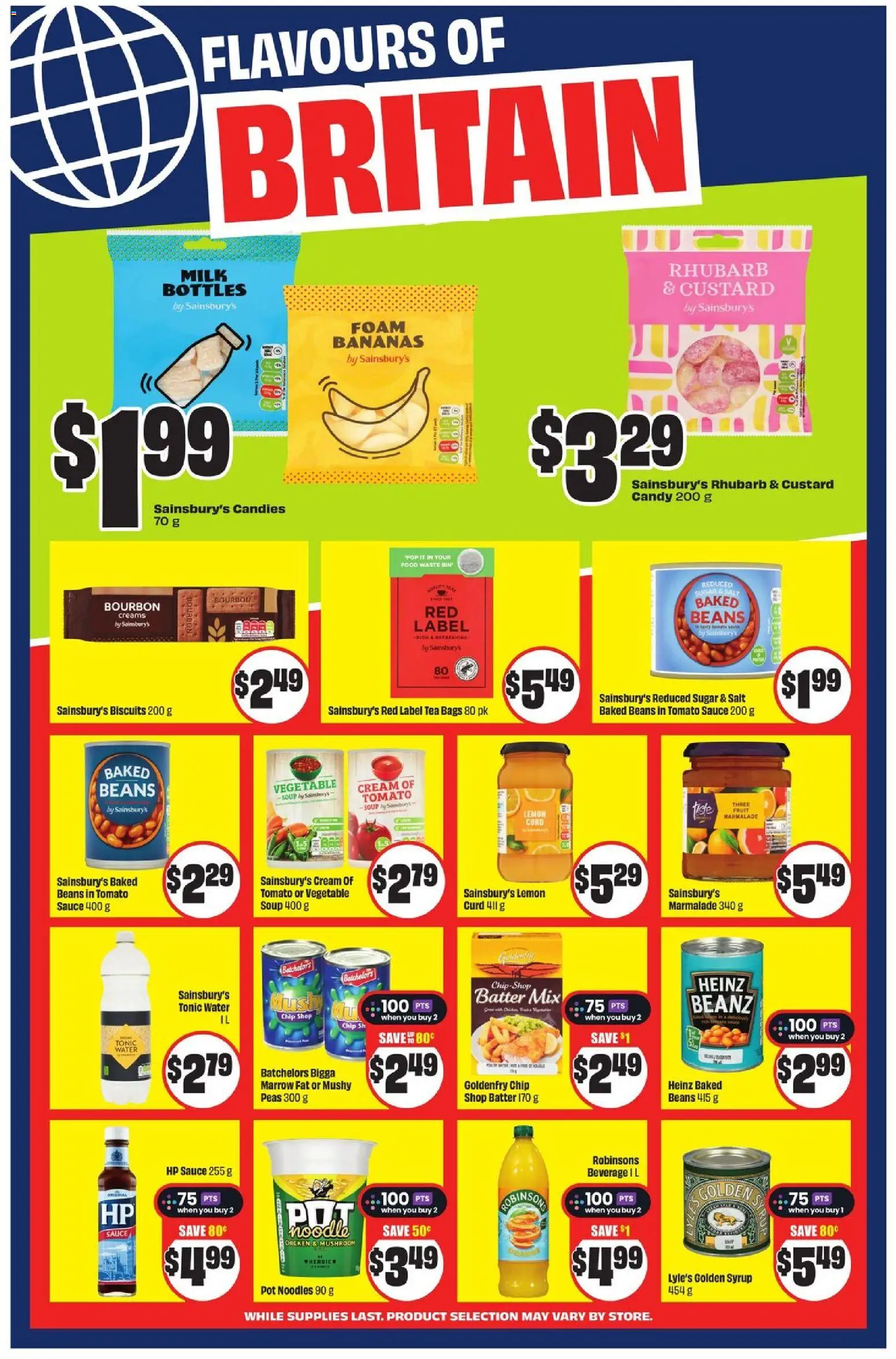 FreshCo flyer valid from 23.10.2025 | Page: 6 | Products: Tea, Noodles, Candies, Milk
