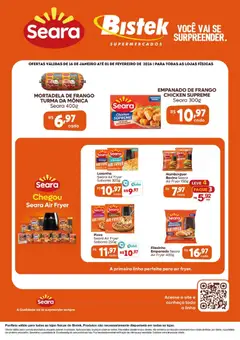 Bistek Supermercados - Ofertas Seara - Pré-Visualização do folheto da loja Bistek Supermercados, válido de 16.01.2026