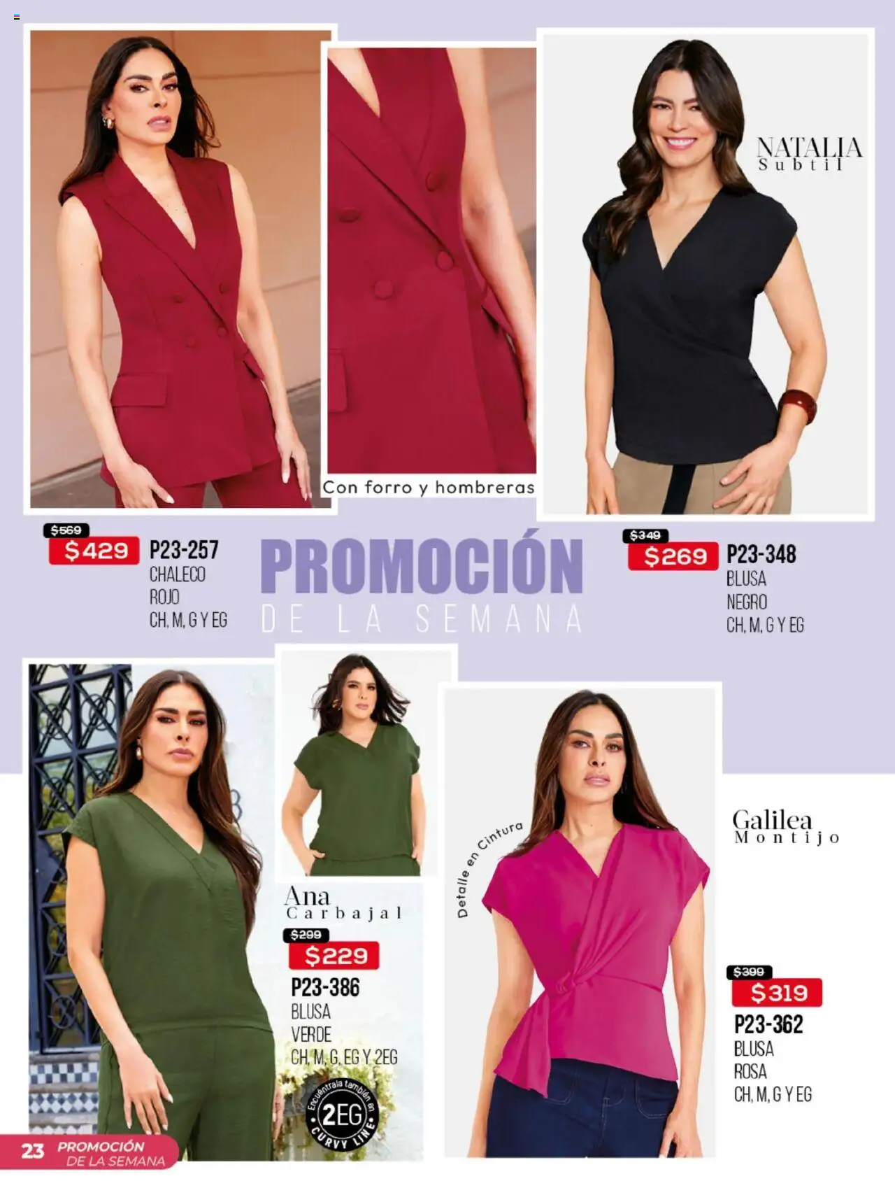 Nuevas ofertas de Cklass válidas en toda la República Mexicana desde el 01.10.2025. ¡Encuentra las mejores ofertas en Cklass - Catálogo Promoción De La Semana! | Página: 24 | Productos: Blusa, Chaleco