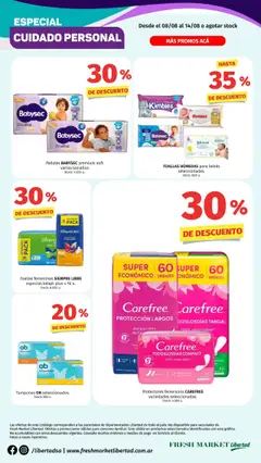 Vista previa Hipermercado Libertad - Cuidado Persona - Fresh válido desde el 08.08.2025