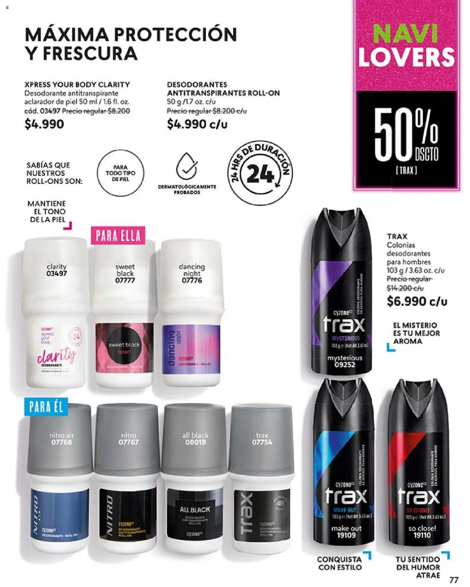 Catálogo CyZone Campaña 18 │ válido desde el 01.12.2025 | Página: 89 | Productos: Balón, Body, Desodorante, Antitranspirante