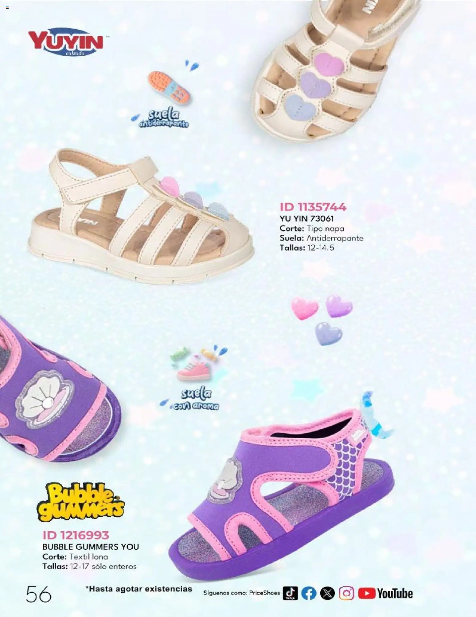 Nuevas ofertas de Price Shoes válidas en toda la República Mexicana desde el 06.12.2025. ¡Encuentra las mejores ofertas en Price Shoes catálogo Bebés! | Página: 56 | Productos: Lona