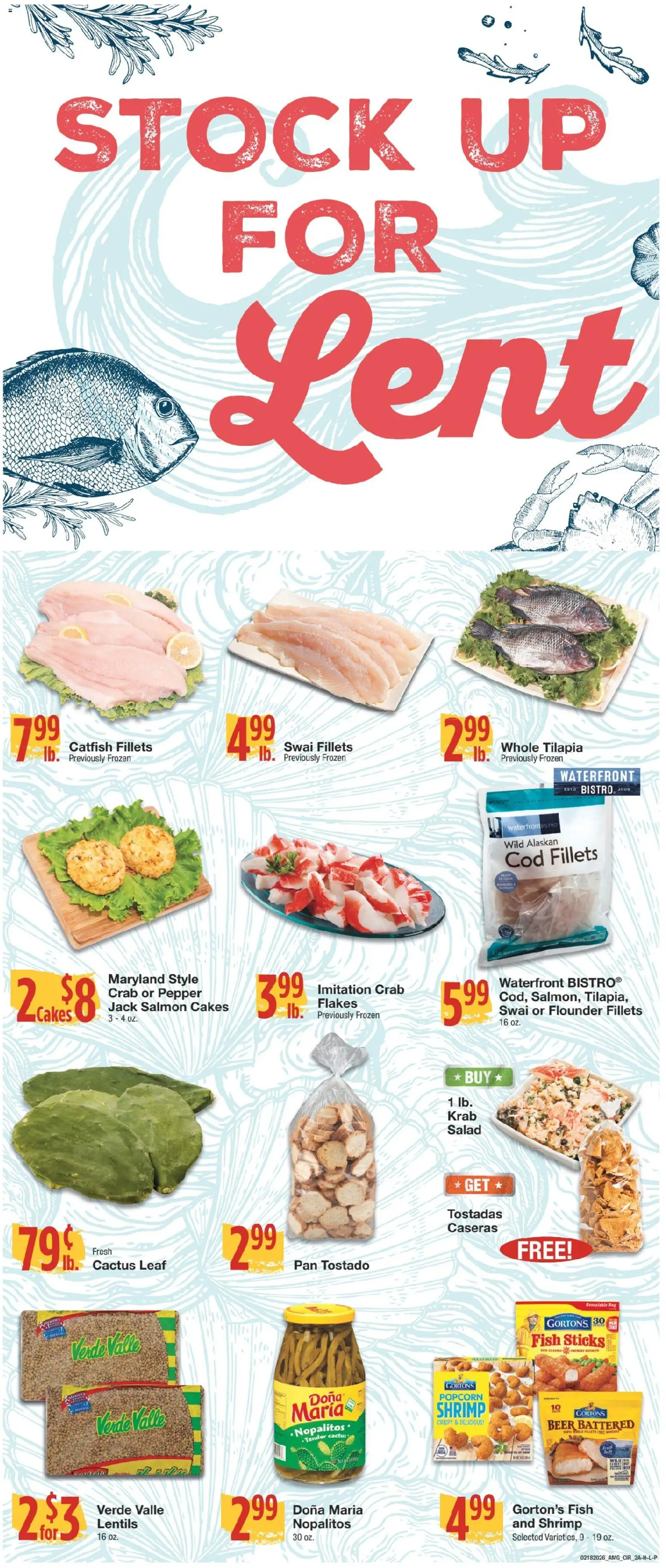 United Supermarkets Ad - valid from 17.02.2026 | Page: 2 | Products: Pan, Beer, Flakes, Water