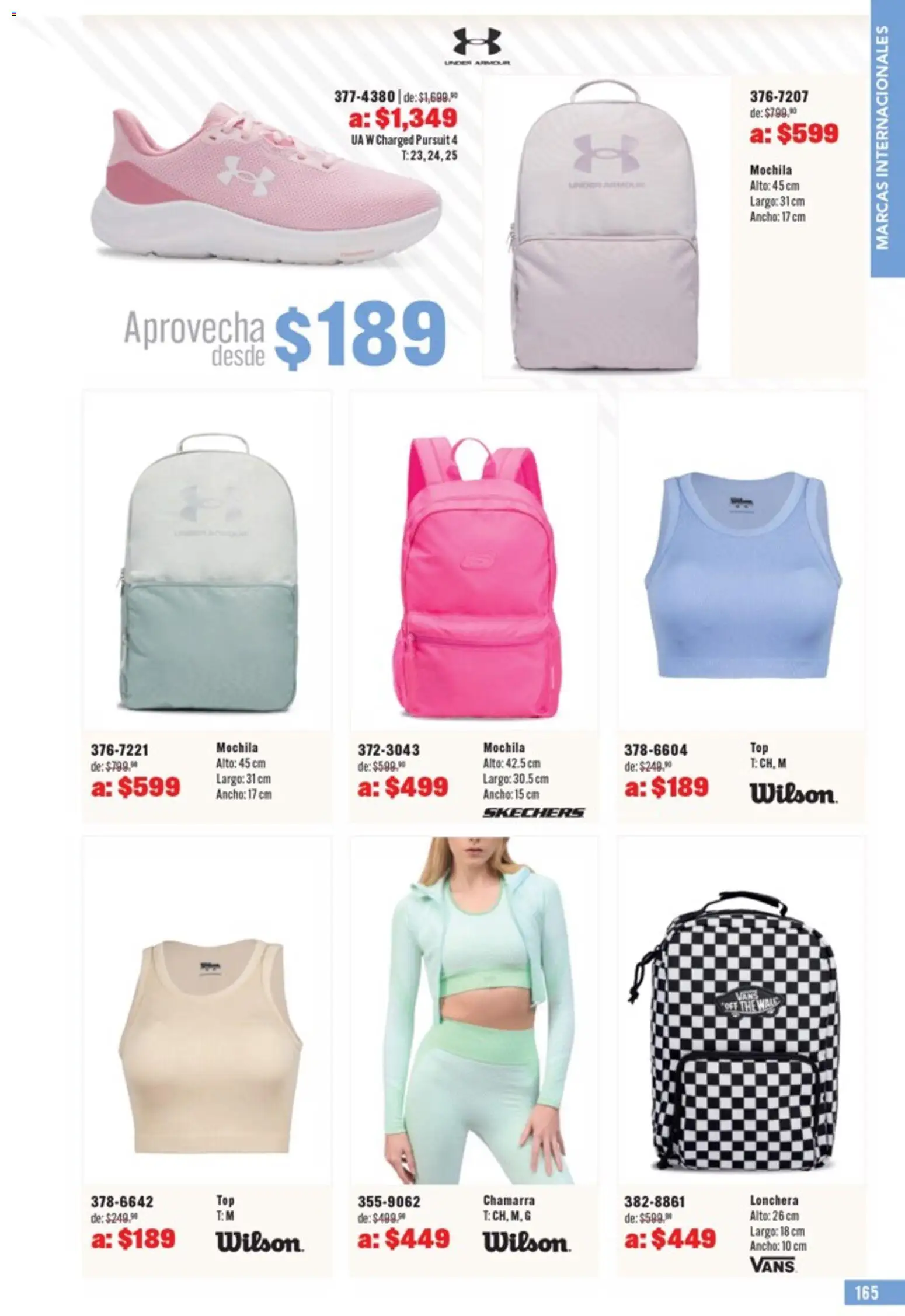 Nuevas ofertas de Andrea válidas en toda la República Mexicana desde el 05.04.2026. ¡Encuentra las mejores ofertas en Andrea catálogo Outlet! | Página: 165 | Productos: Chamarra, Mochila