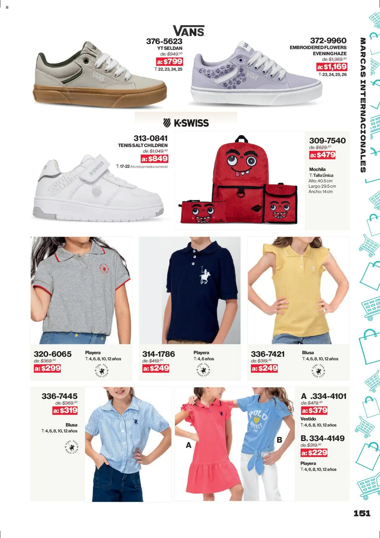 Nuevas ofertas de Andrea válidas en toda la República Mexicana desde el 10.08.2025. ¡Encuentra las mejores ofertas en Andrea - Catálogo Outlet! | Página: 151 | Productos: Tenis, Mochila, Vestido, Playera