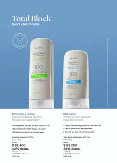 Yanbal catálogo C04/2026 -  Vista previa de la revista de la tienda Yanbal valido desde el 28.03.2026 | Página: 100 | Productos: Brillo, Uva, Protector solar, DVD