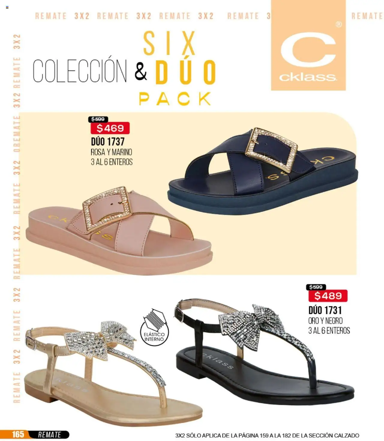 Nuevas ofertas de Cklass válidas en toda la República Mexicana desde el 13.08.2025. ¡Encuentra las mejores ofertas en Cklass - Catálogo Remate Total Calzado! | Página: 166