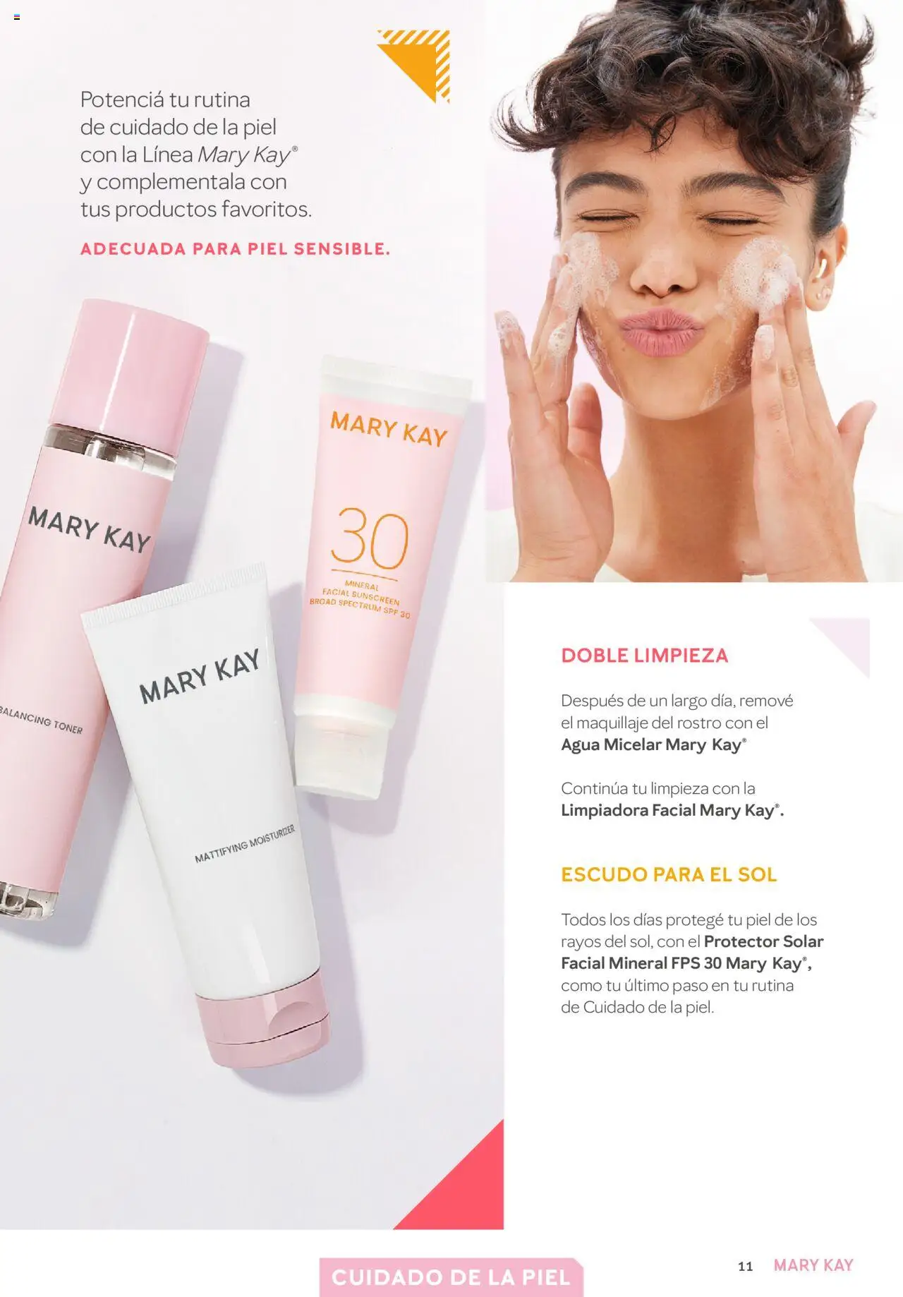 Mary Kay Línea Mary Kay de Cuidado de la Piel │ válido desde el 09.04.2025 | Página: 11 | Productos: Maquillaje, Protector solar, Agua