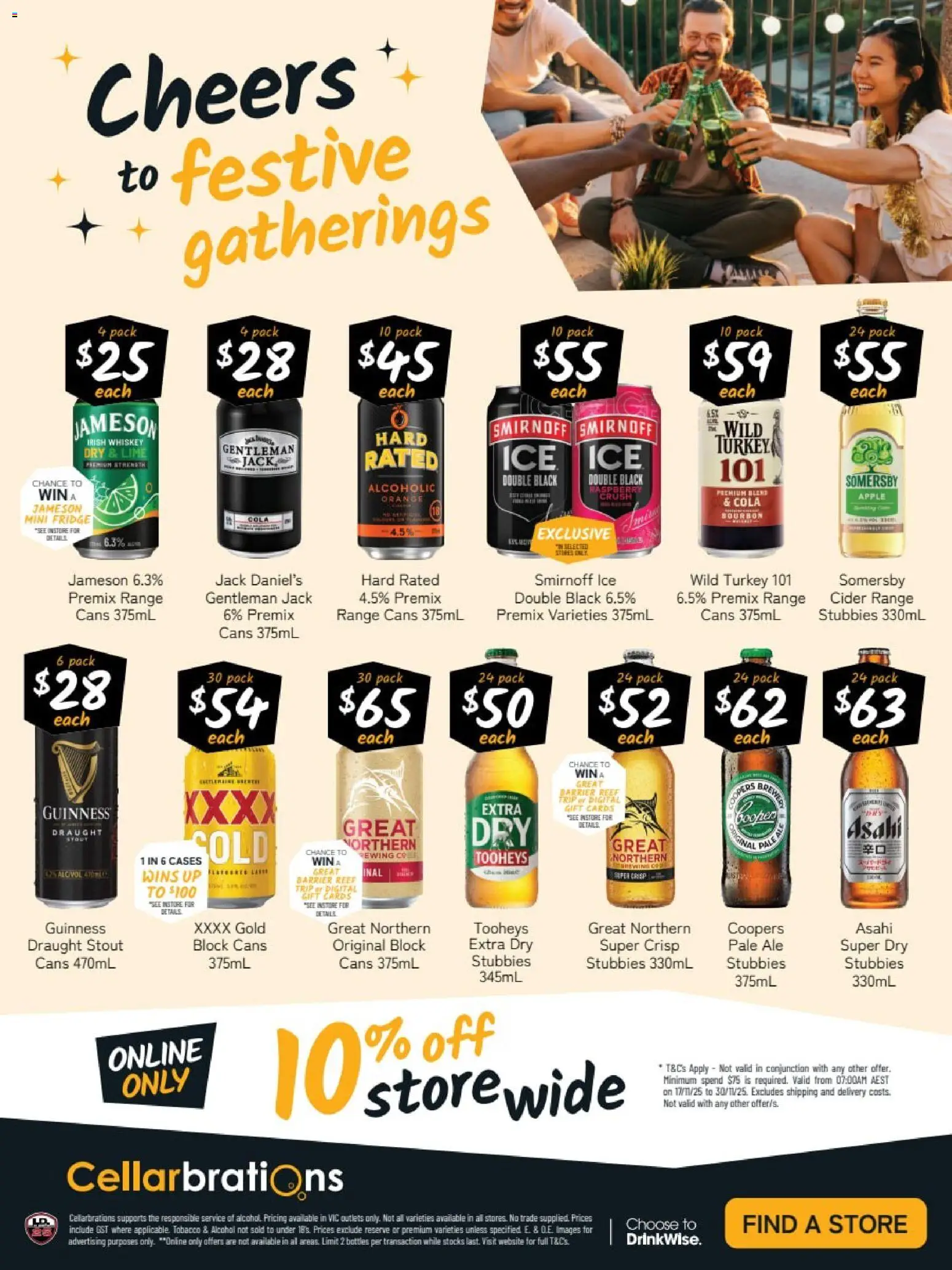 Cellarbrations catalogue - valid from 17.11.2025 | Page: 6 | Products: Bourbon, Turkey, Lime, Raspberry