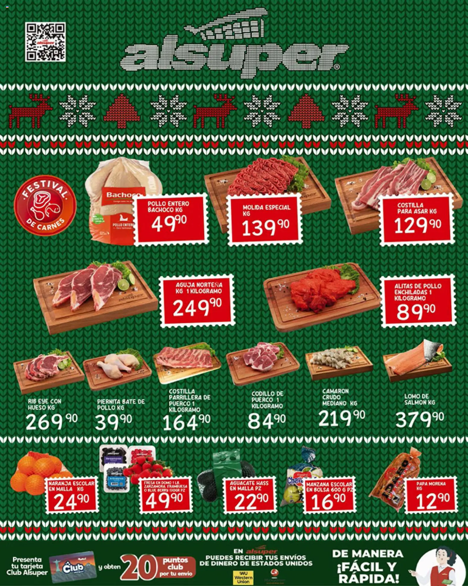 Nuevas ofertas de Alsuper válidas en toda la República Mexicana desde el 19.12.2025. ¡Encuentra las mejores ofertas en Alsuper folleto Laguna! | Página: 8 | Productos: Pollo, Bolsa, Aguacate, Malla