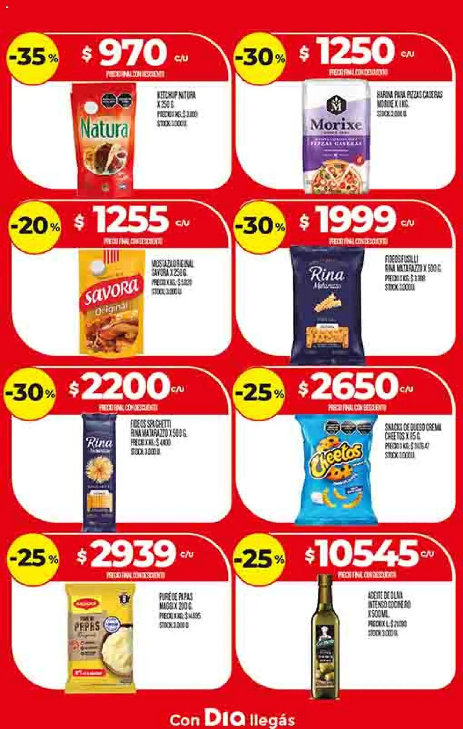 Supermercado DIA Ofertas │ válido desde el 04.03.2026 | Página: 20 | Productos: Harina, Ketchup, Queso, Crema