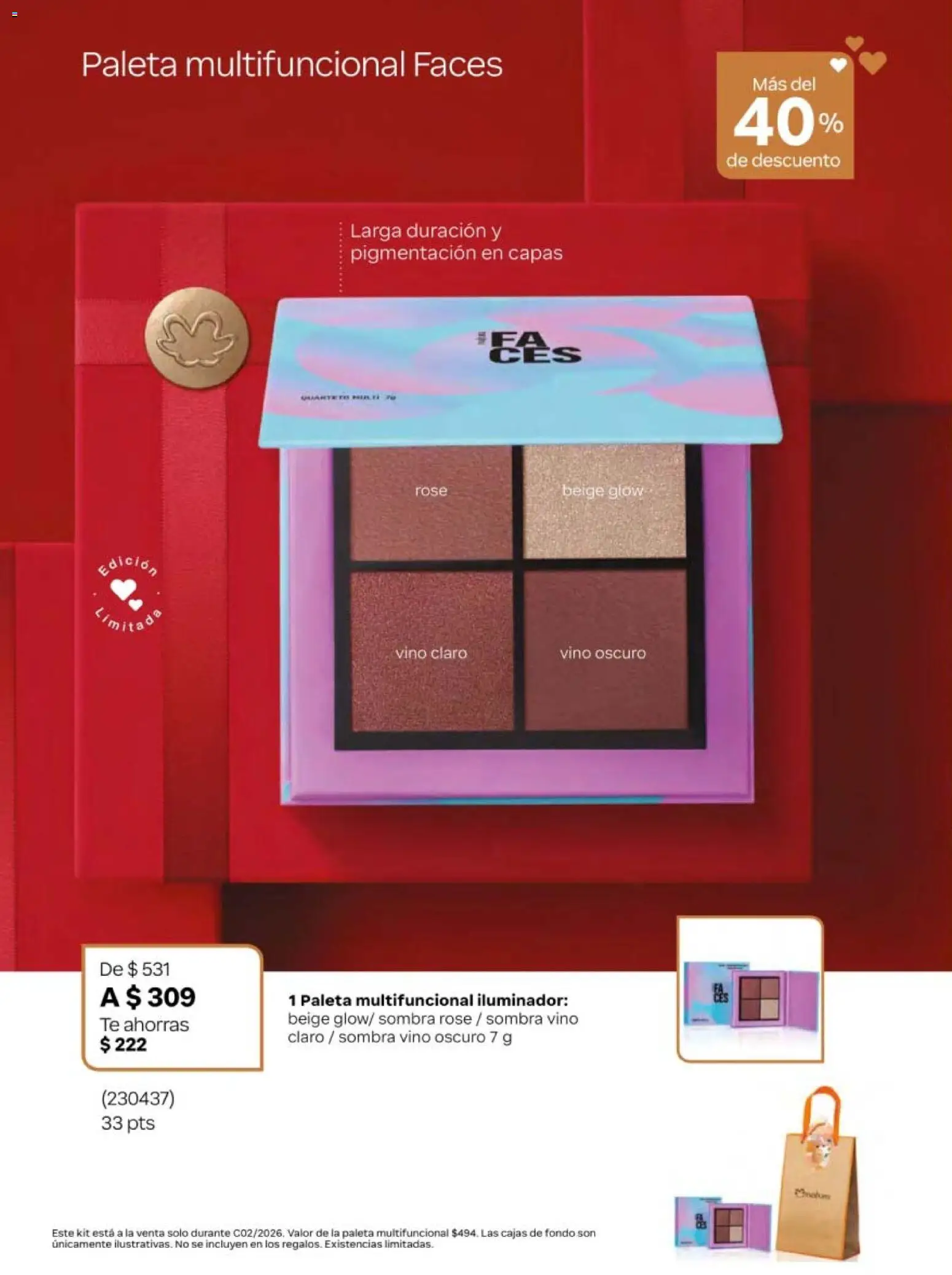 Nuevas ofertas de Natura válidas en toda la República Mexicana desde el 10.01.2026. ¡Encuentra las mejores ofertas en Natura campaña 2 2026! | Página: 34 | Productos: Paleta, Sombra, Vino, Té