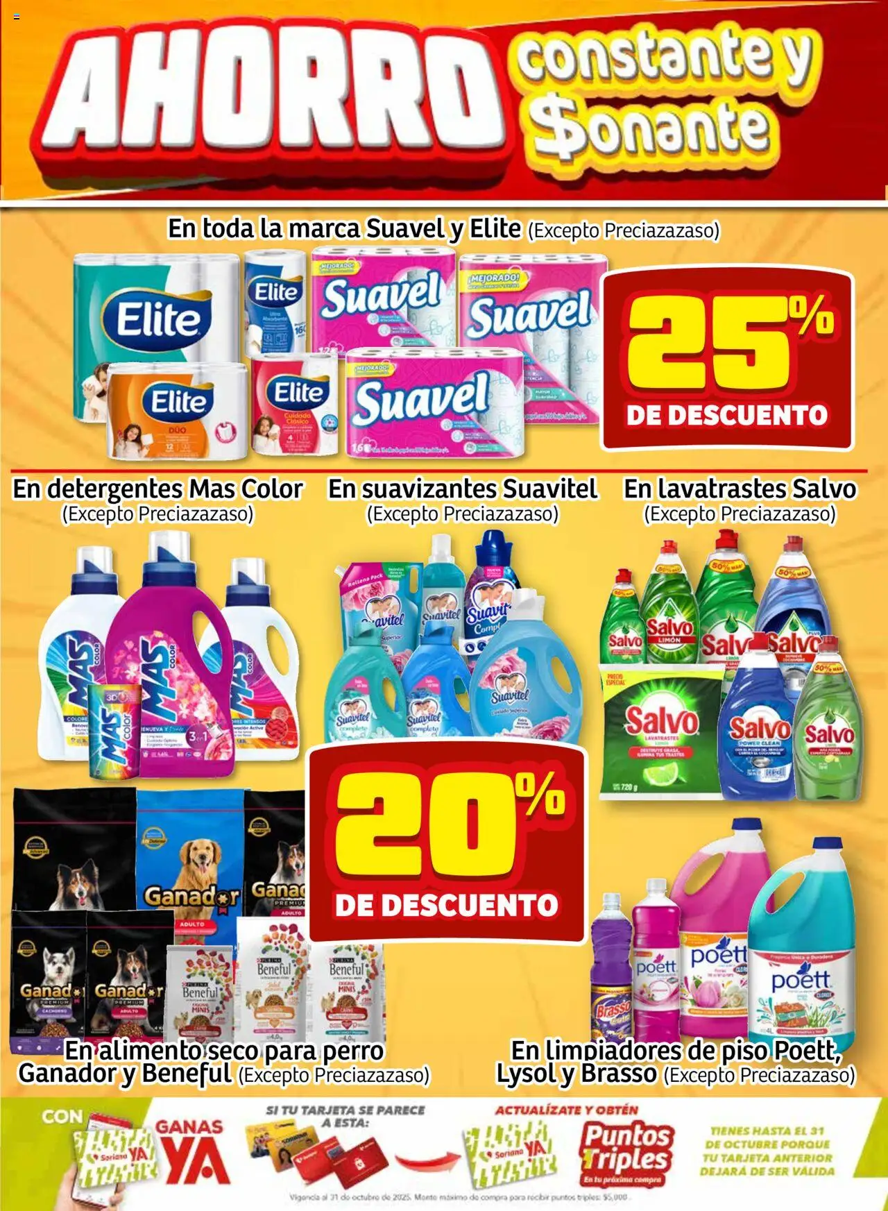 Nuevas ofertas de Soriana válidas en toda la República Mexicana desde el 16.10.2025. ¡Encuentra las mejores ofertas en Soriana - Fin de Semana Mercado: Saltillo! | Página: 5 | Productos: Limón