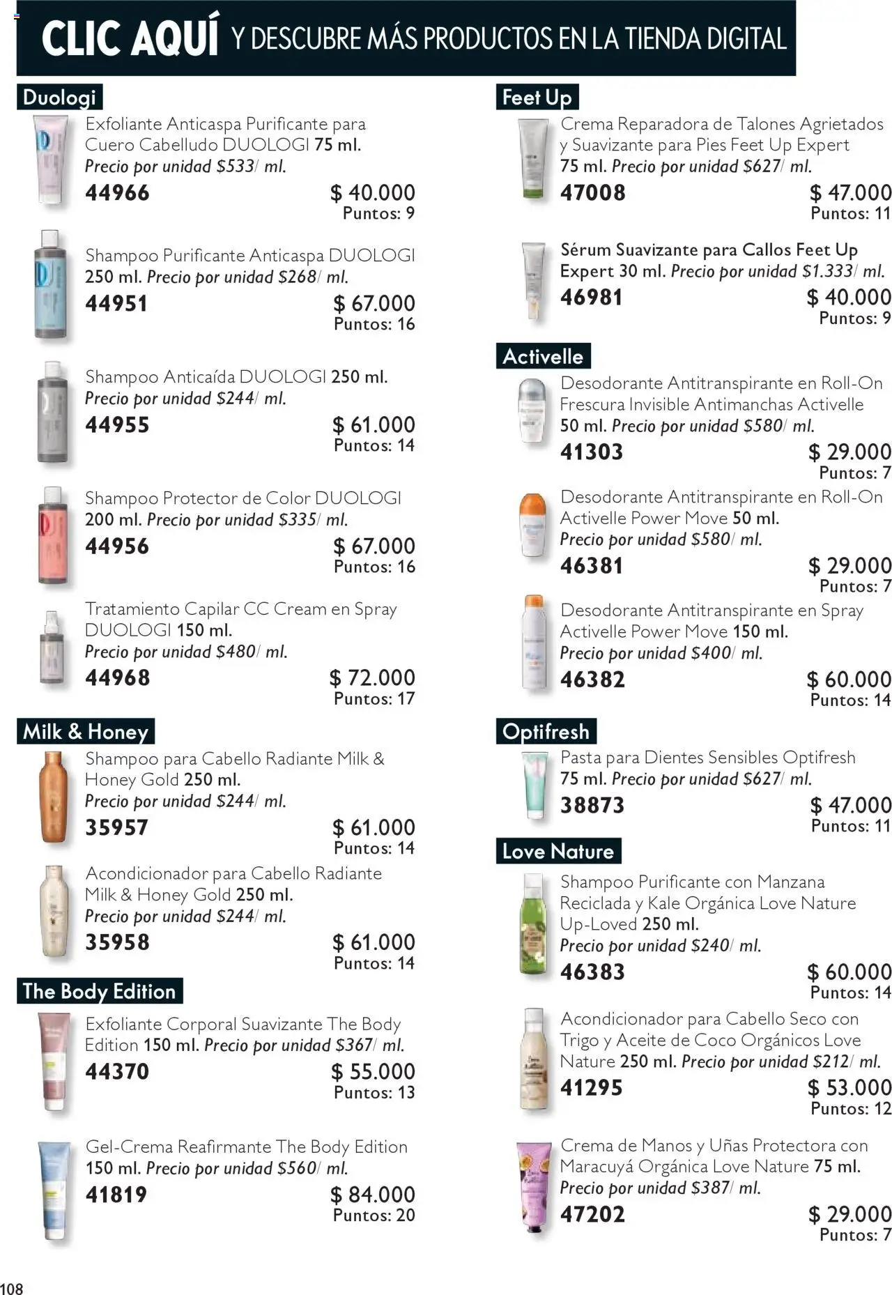 Oriflame revista - valida desde el 13.09.2025 | Página: 108