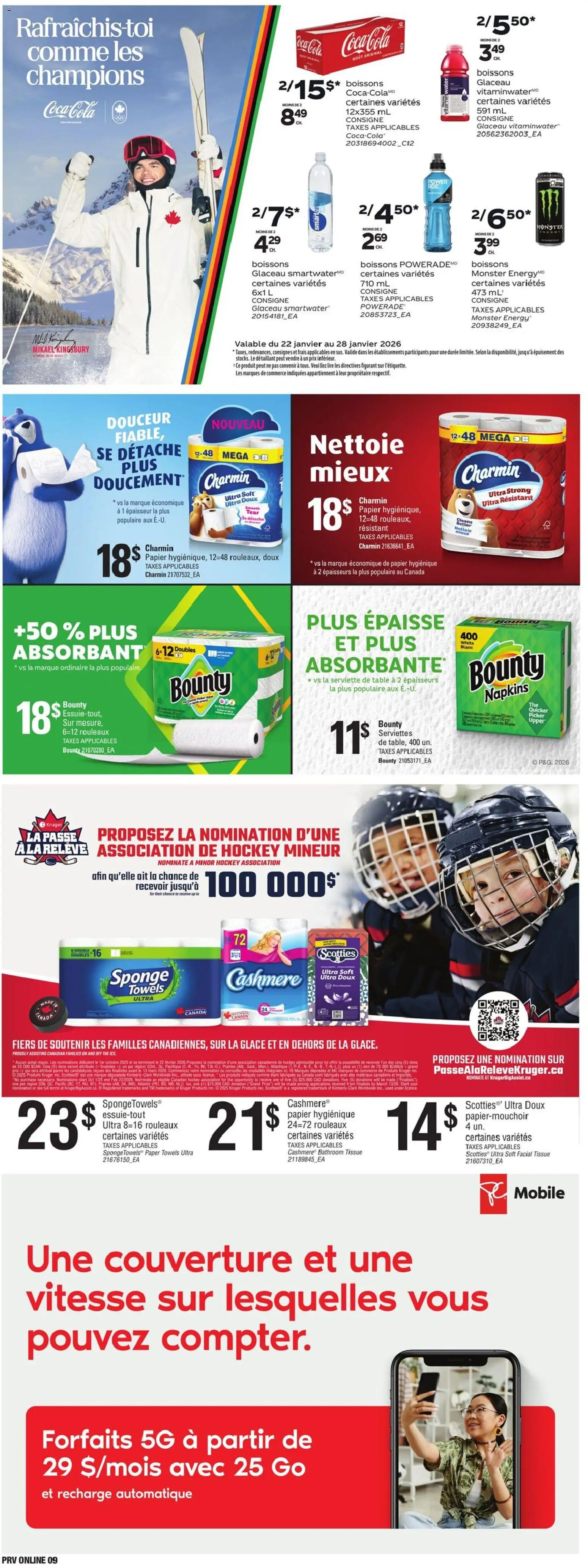 Provigo flyer valid from 22.01.2026 | Page: 11 | Products: Sponge, Table