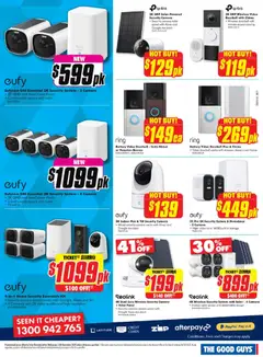 Preview of The Good Guys  Catalogue  - valid from 05.11.2025 | Page: 14 | Products: Battery, Doorbell, Camera