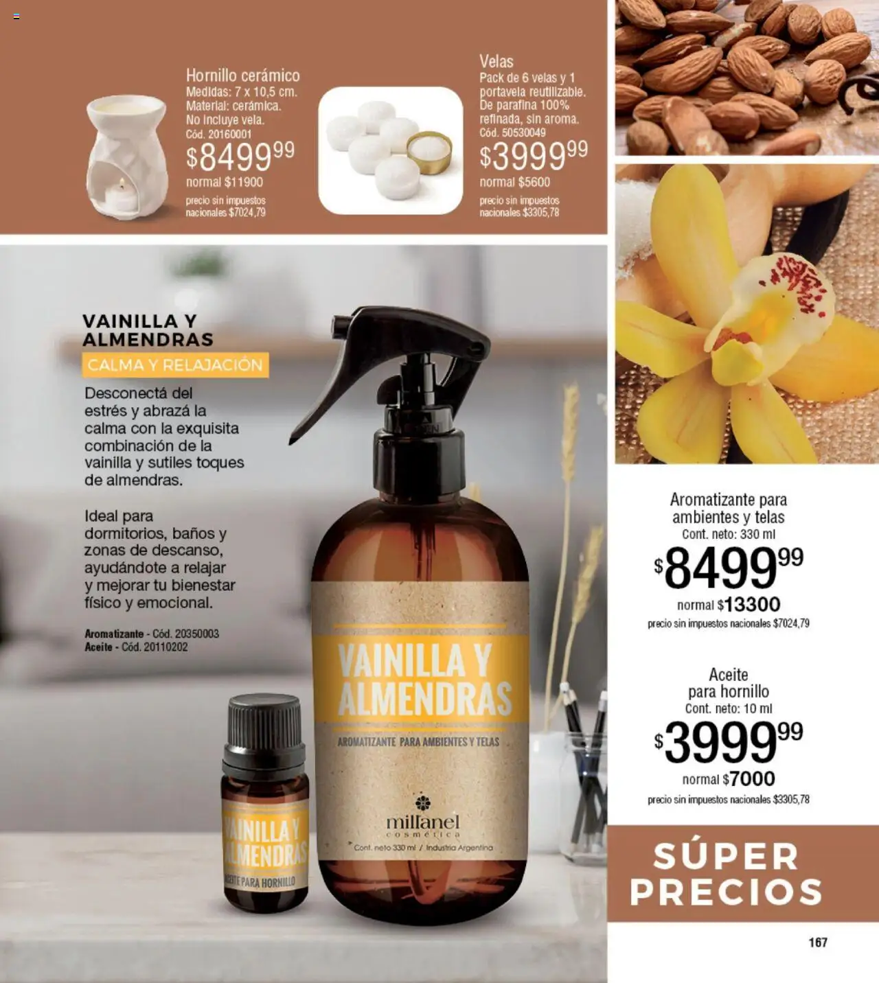 Millanel - Catálogo │ válido desde el 20.10.2025 | Página: 167 | Productos: Cerámico, Almendras, Aceite