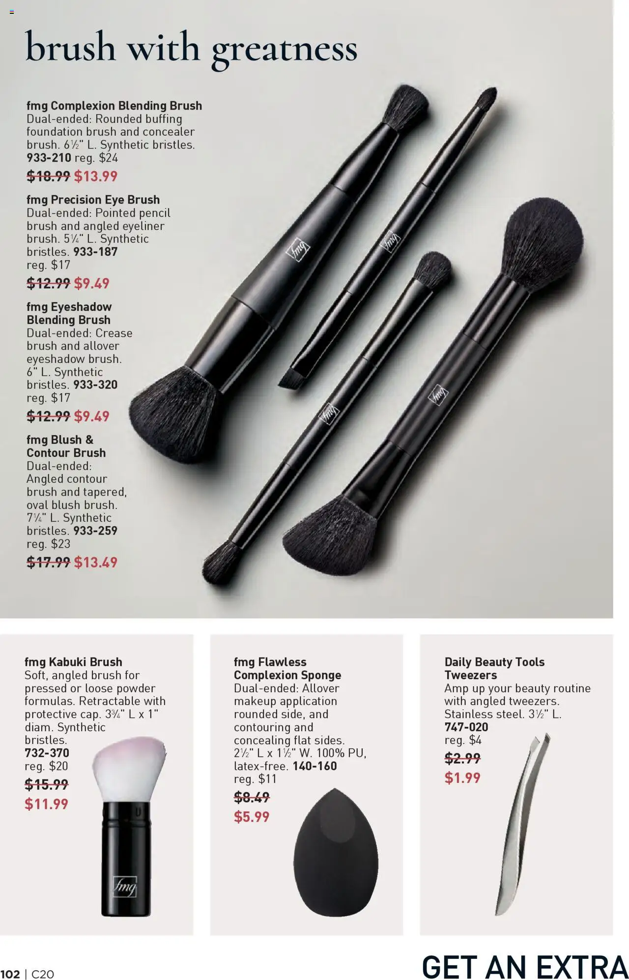 Avon Brochure - valid from 24.09.2025 | Page: 102 | Products: Powder, Contouring, Brush, Eyeliner