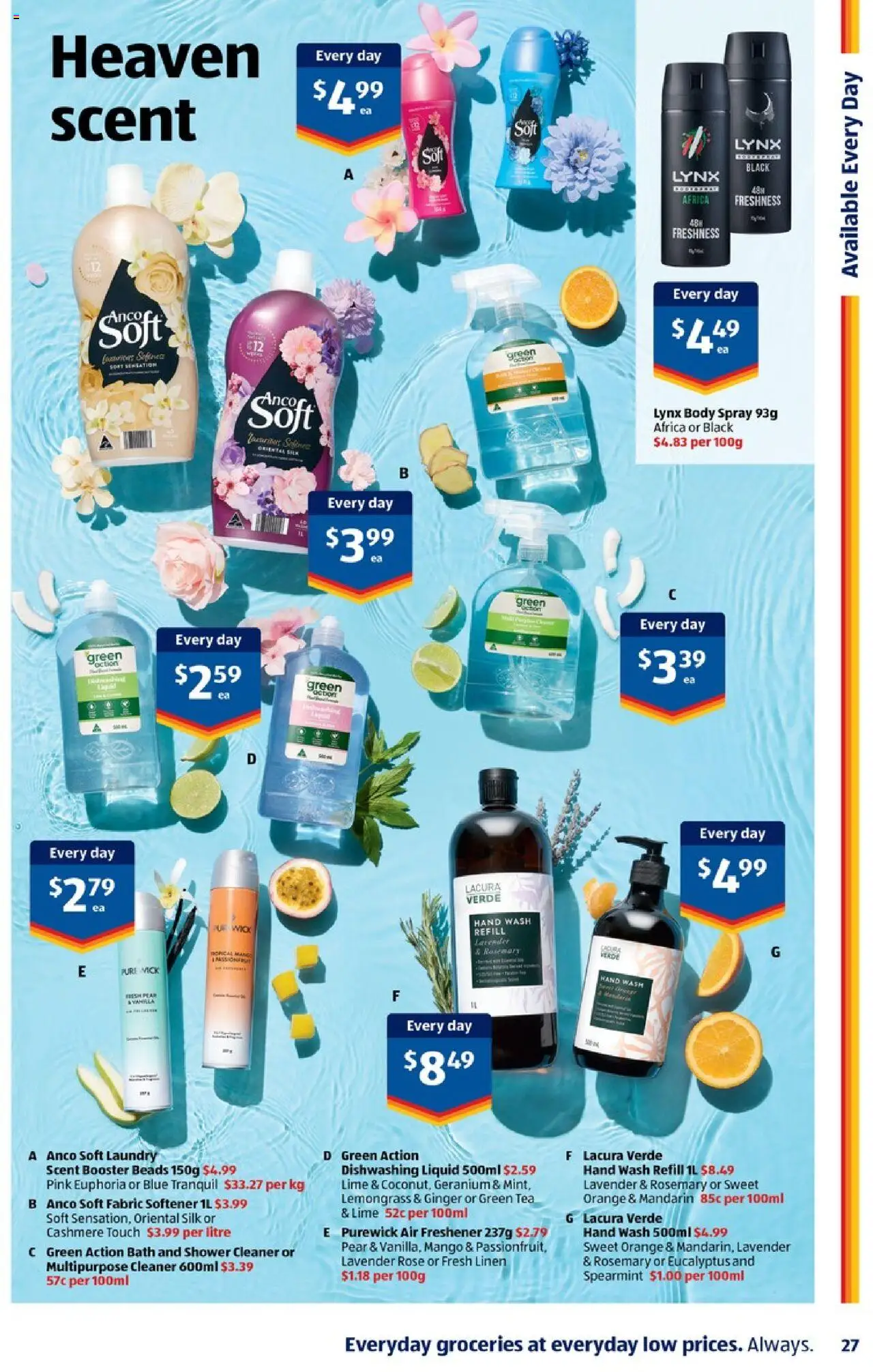 Aldi catalogue - valid from 11.06.2025 | Page: 27 | Products: Linen, Fabric softener, Laundry, Multipurpose