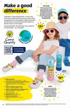 Aldi catalogue - valid from 10.09.2025 | Page: 8 | Products: Bucket, Picture, Socks, Hat