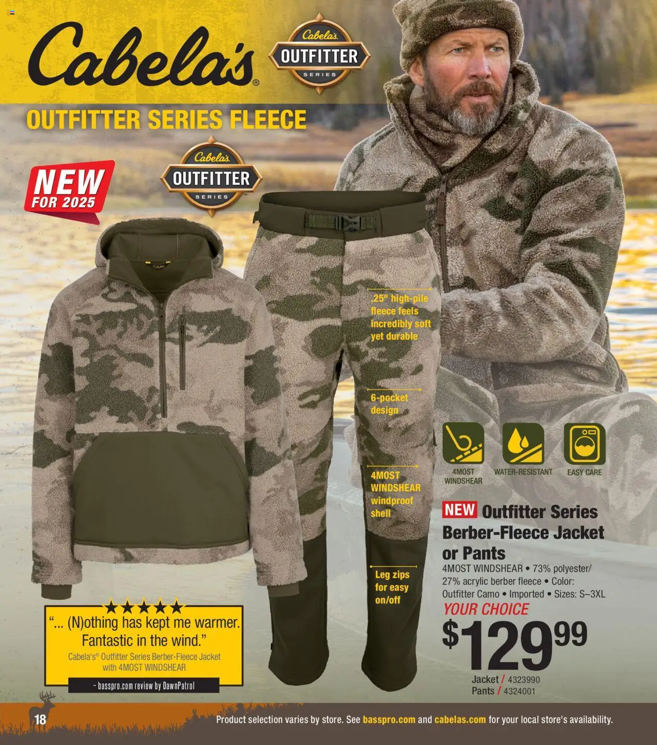 Cabela's Archery 25 - valid from 15.07.2025 | Page: 18 | Products: Acrylic, Jacket, Pants