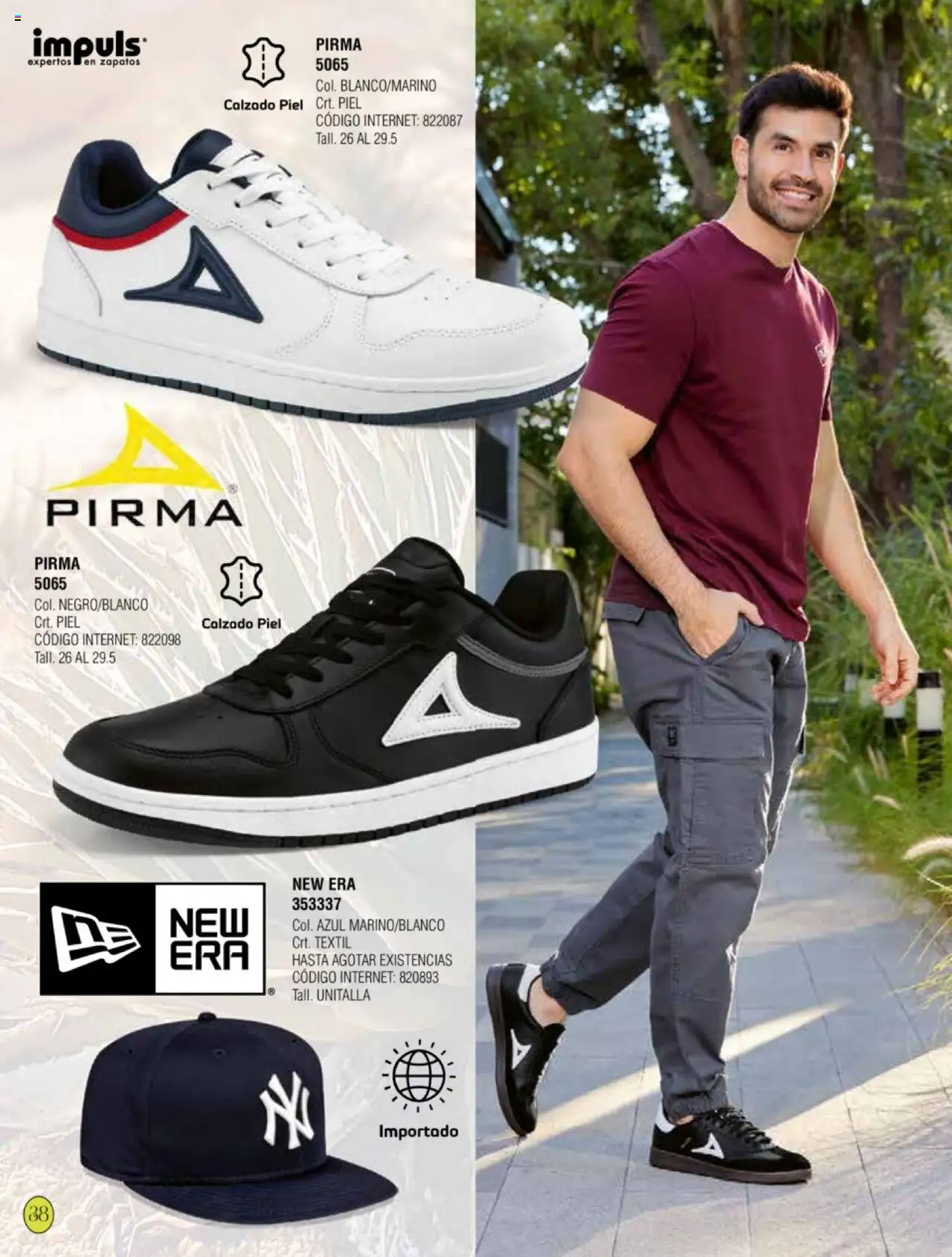Nuevas ofertas de Impuls válidas en toda la República Mexicana desde el 03.01.2025. ¡Encuentra las mejores ofertas en Impuls catálogo Caballero Primavera-Verano 2025! | Página: 40 | Productos: Zapatos