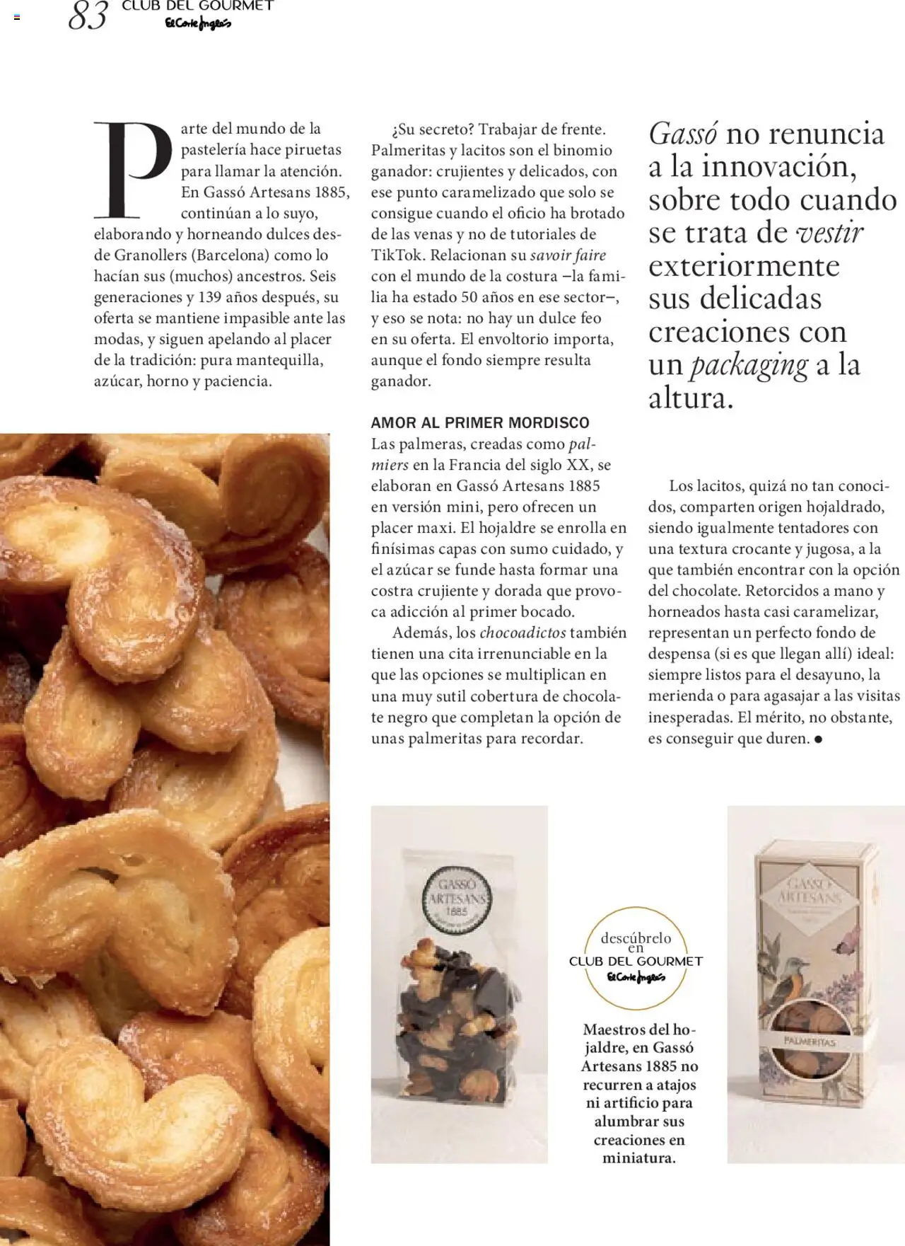 Nuevas ofertas de El Corte Inglés válidas en toda la República Mexicana desde el 27.06.2025. ¡Encuentra las mejores ofertas en El Corte Inglés Gourmet Magazin! | Página: 83 | Productos: Horno, Dulces, Despensa, Sobre