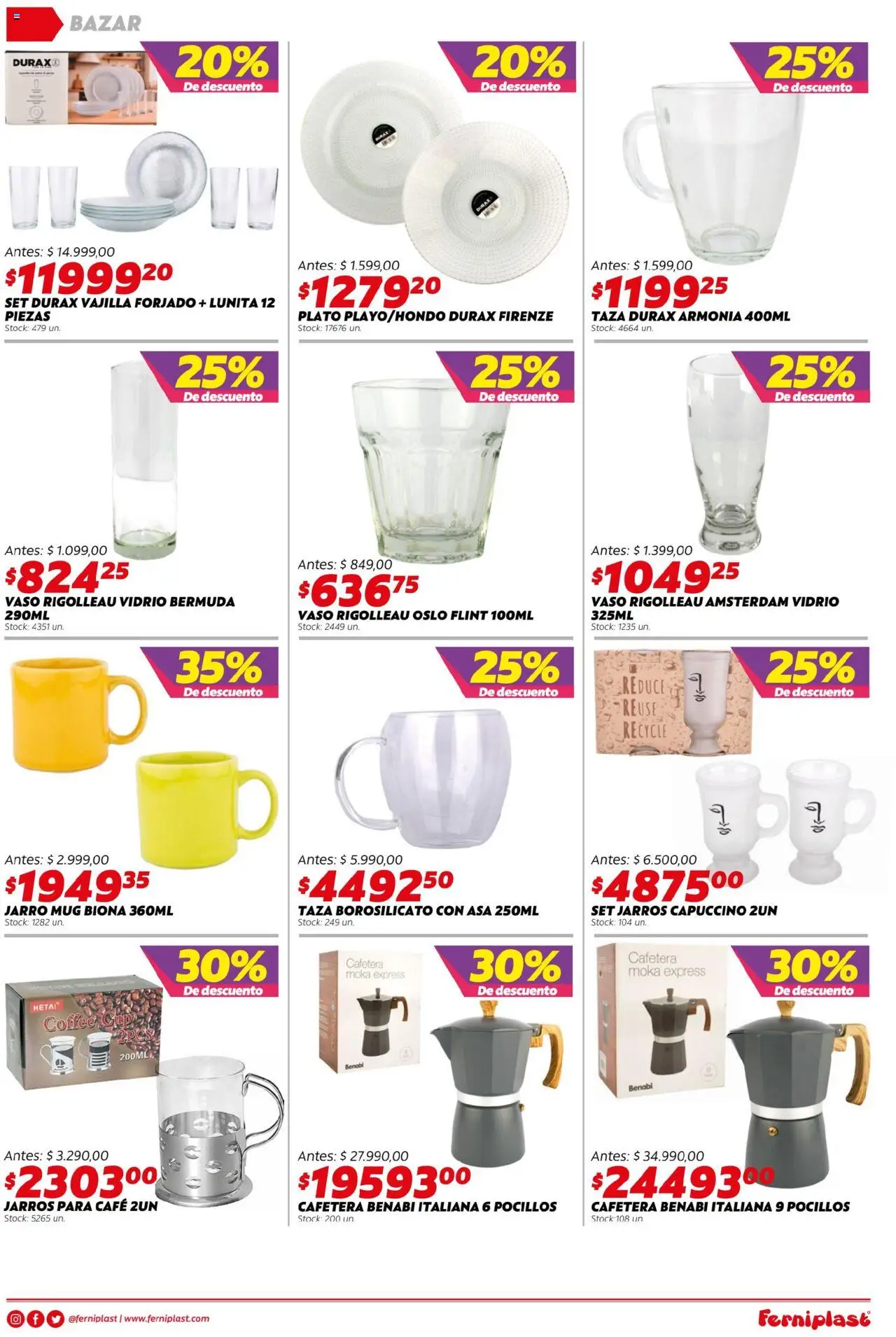 Ferniplast catálogo │ válido desde el 21.08.2025 | Página: 5 | Productos: Bermuda, Cafetera, Taza, Café