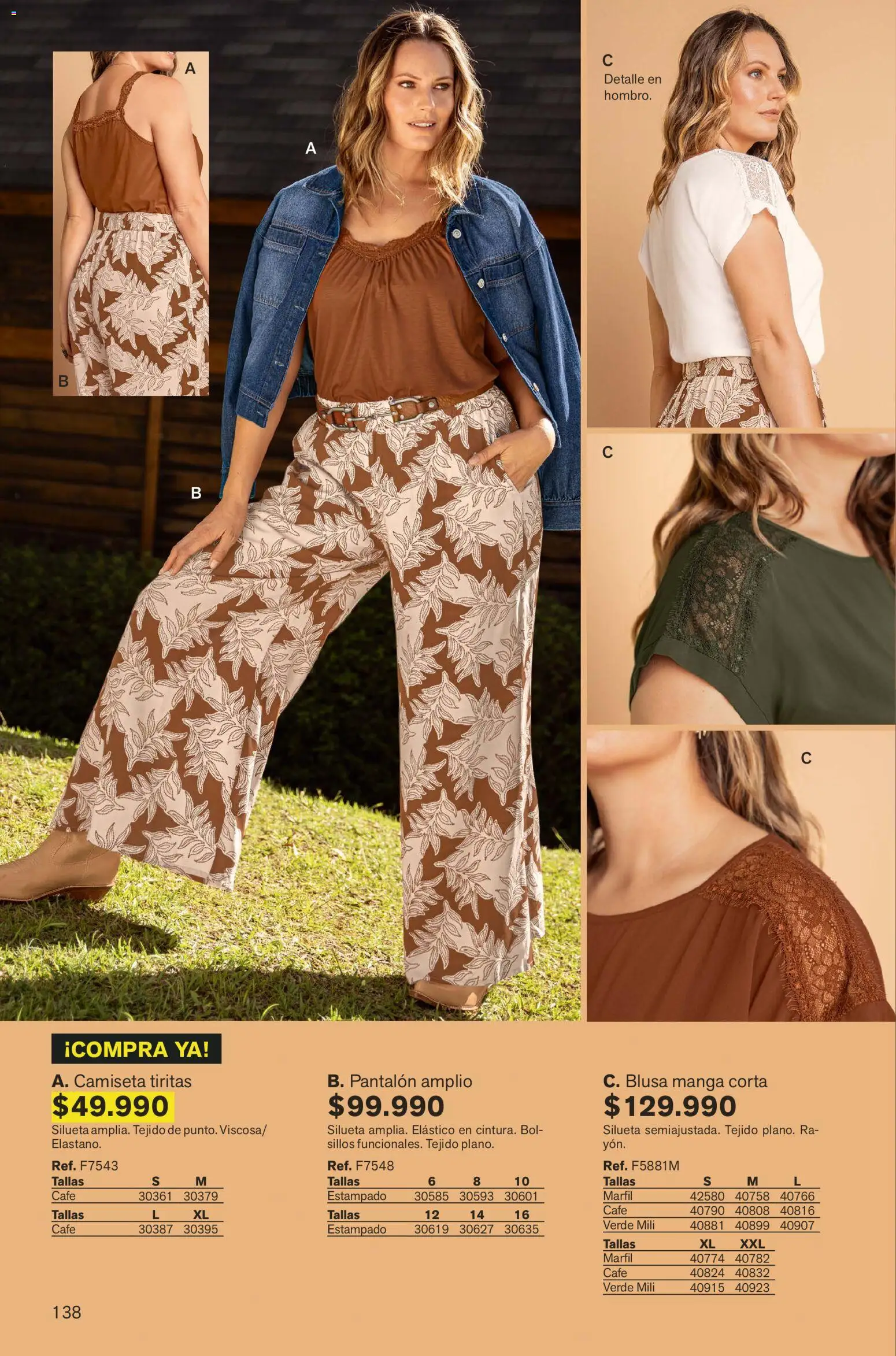 Leonisa revista - valida desde el 01.02.2026 | Página: 138 | Productos: Camiseta, Blusa, Café