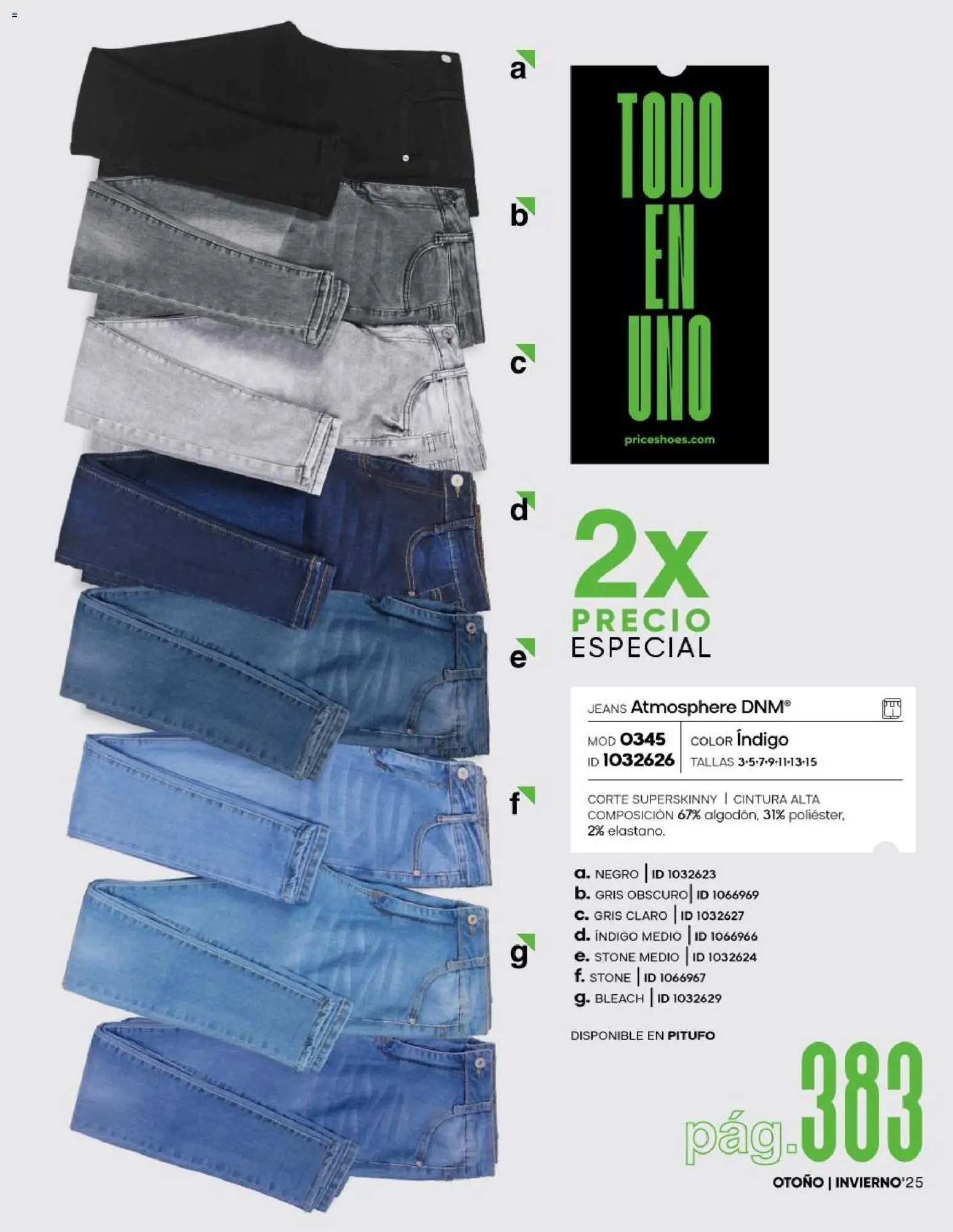 Nuevas ofertas de Price Shoes válidas en toda la República Mexicana desde el 27.10.2025. ¡Encuentra las mejores ofertas en Price Shoes catálogo Todo en uno! | Página: 383