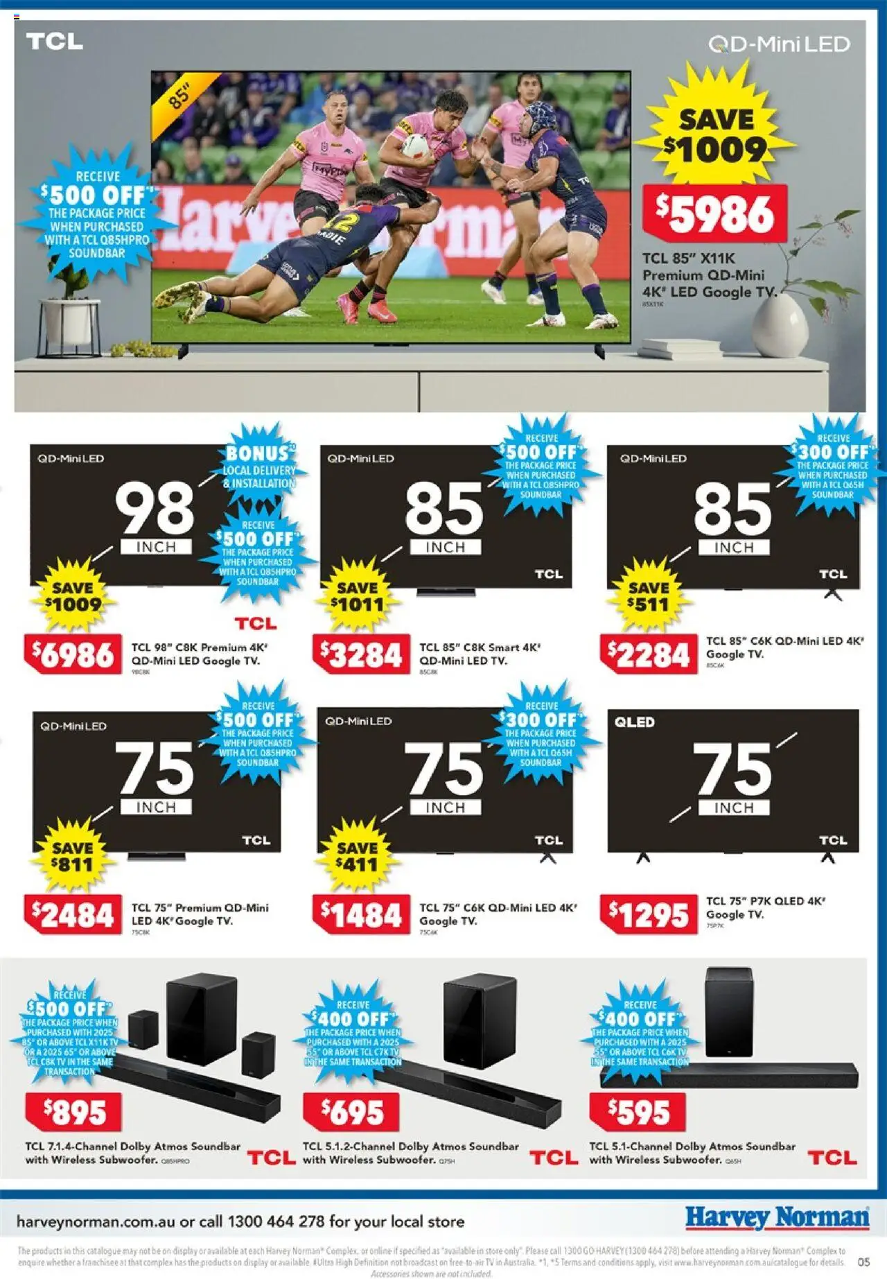 Harvey Norman catalogue - valid from 18.09.2025 | Page: 5 | Products: Tv