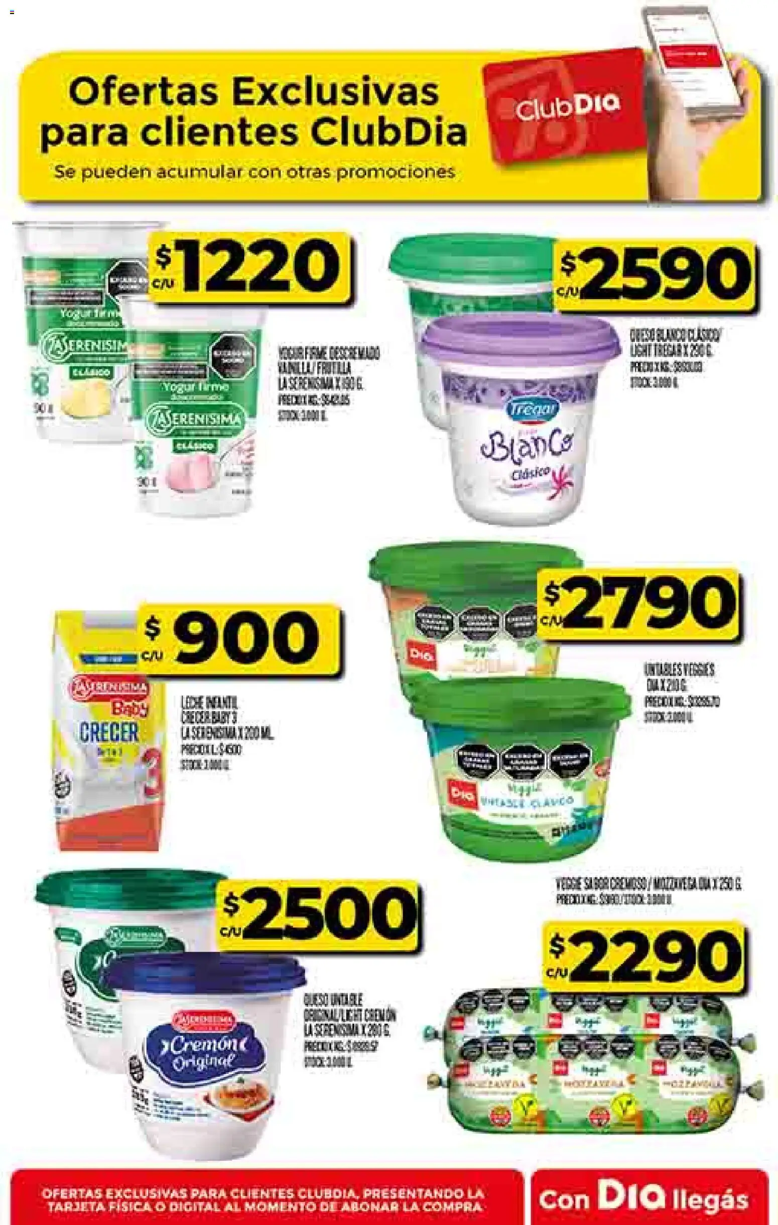 Supermercado DIA Ofertas │ válido desde el 22.10.2025 | Página: 43 | Productos: Leche, Queso