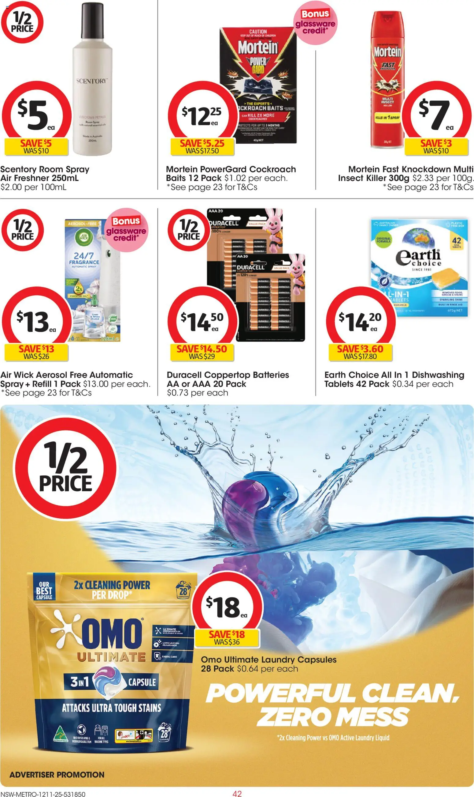 Coles catalogue - valid from 12.11.2025 | Page: 42 | Products: Tap, Peach, Laundry, Tablets