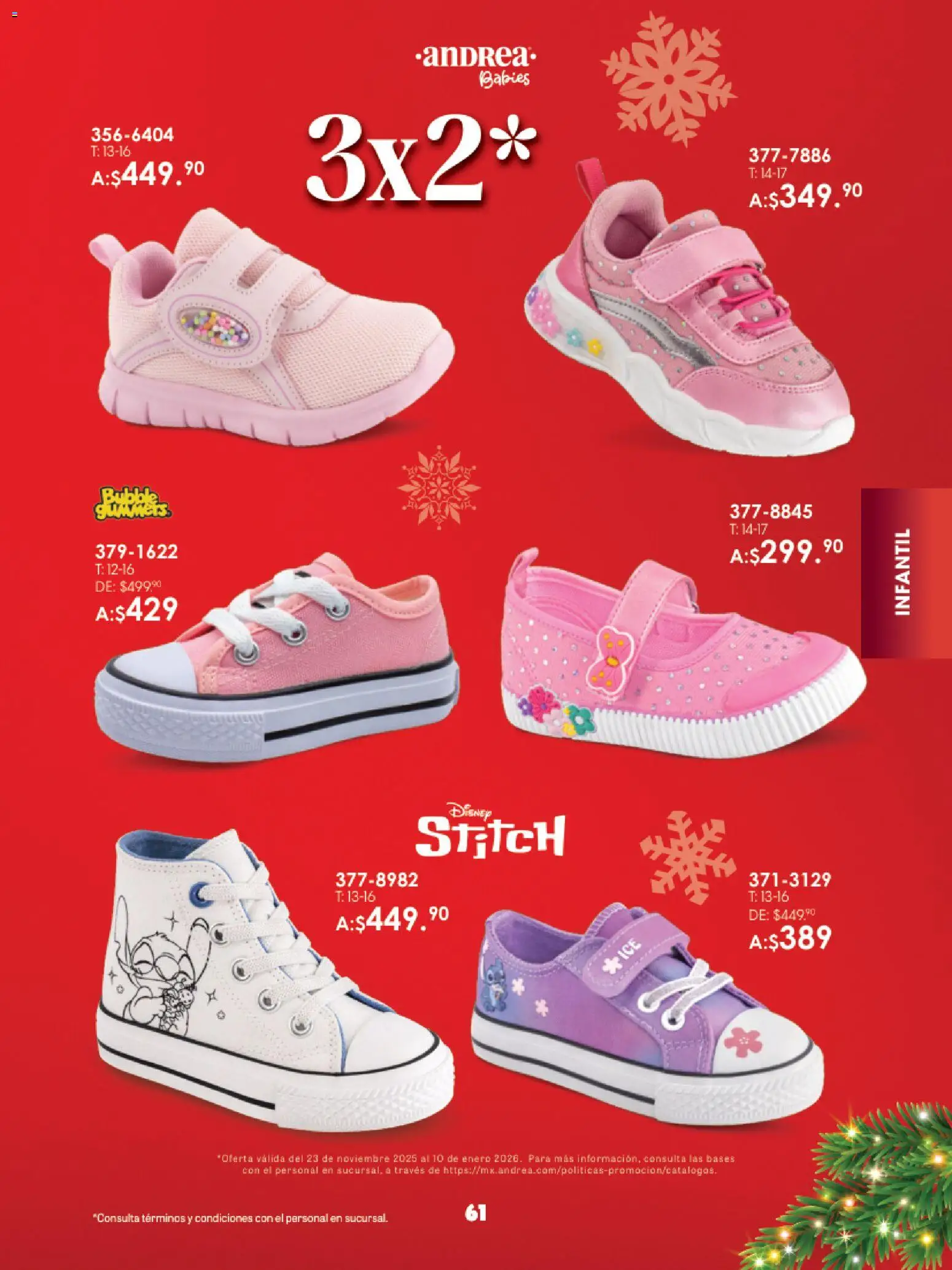 Nuevas ofertas de Andrea válidas en toda la República Mexicana desde el 23.11.2025. ¡Encuentra las mejores ofertas en Andrea catálogo Guía de regalos! | Página: 61